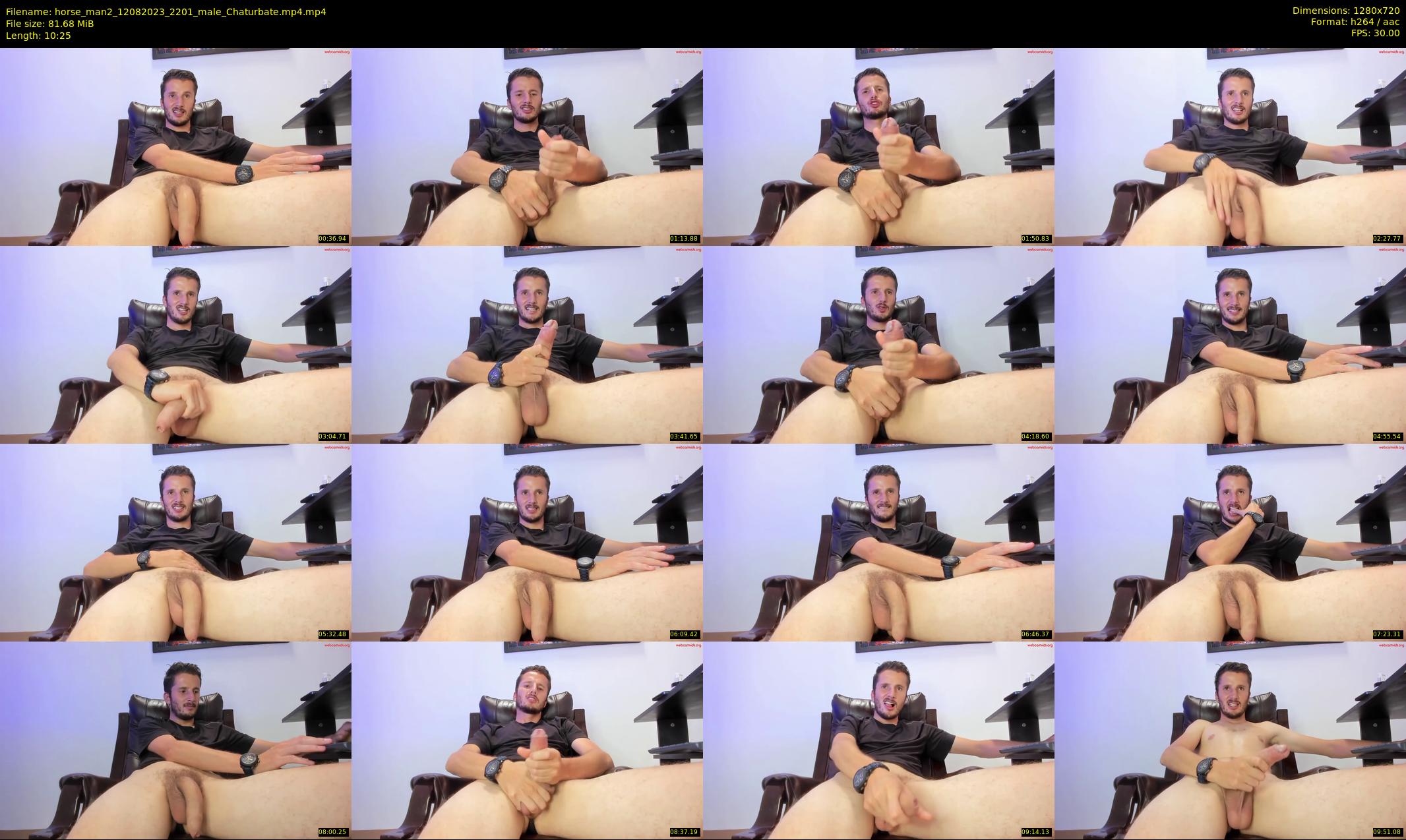 horse_man2 — 11 minute Chaturbate male cam show recording, 720p, Aug 12, 2023