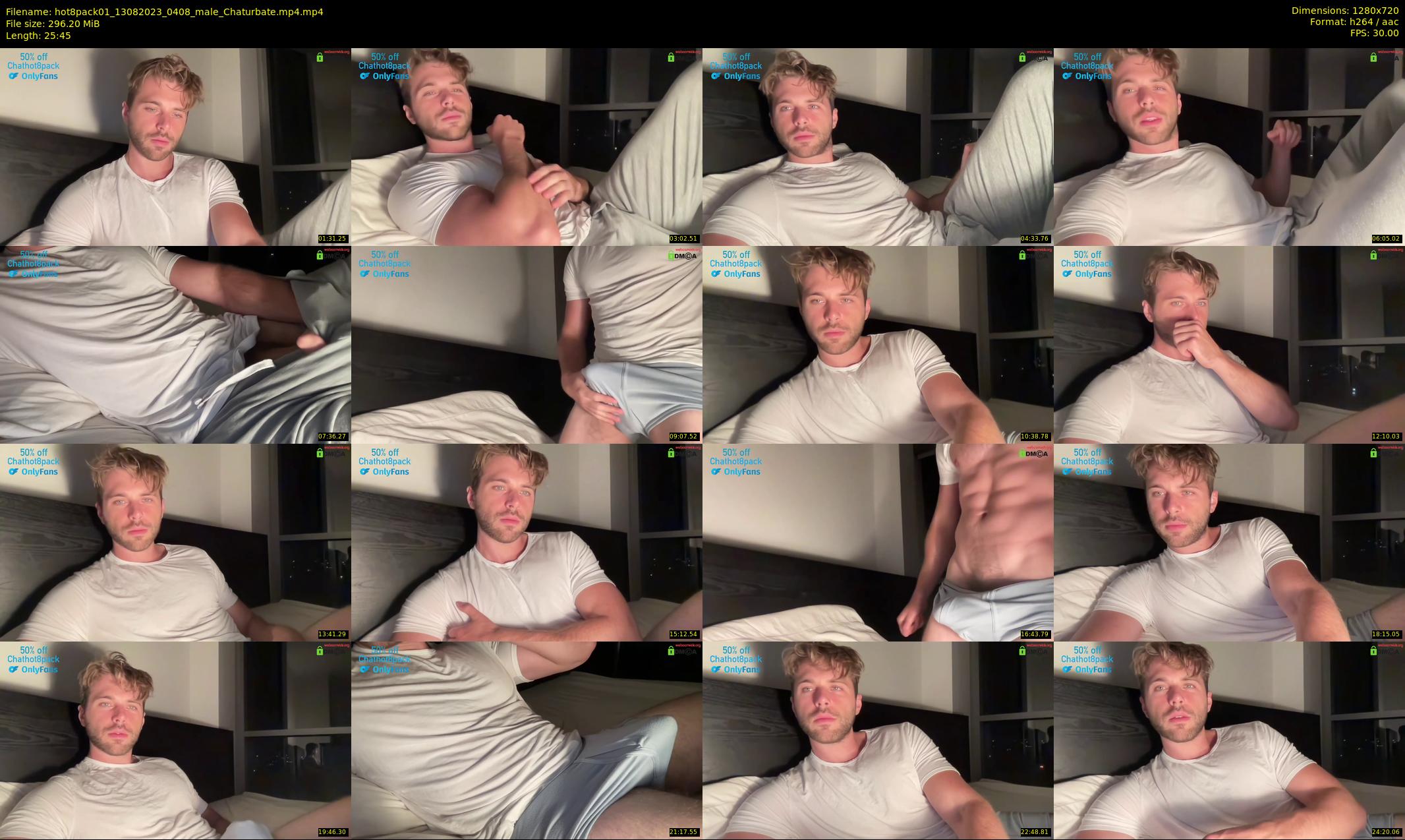 hot8pack01 — 26 minute Chaturbate male cam show recording, 720p, Aug 13, 2023