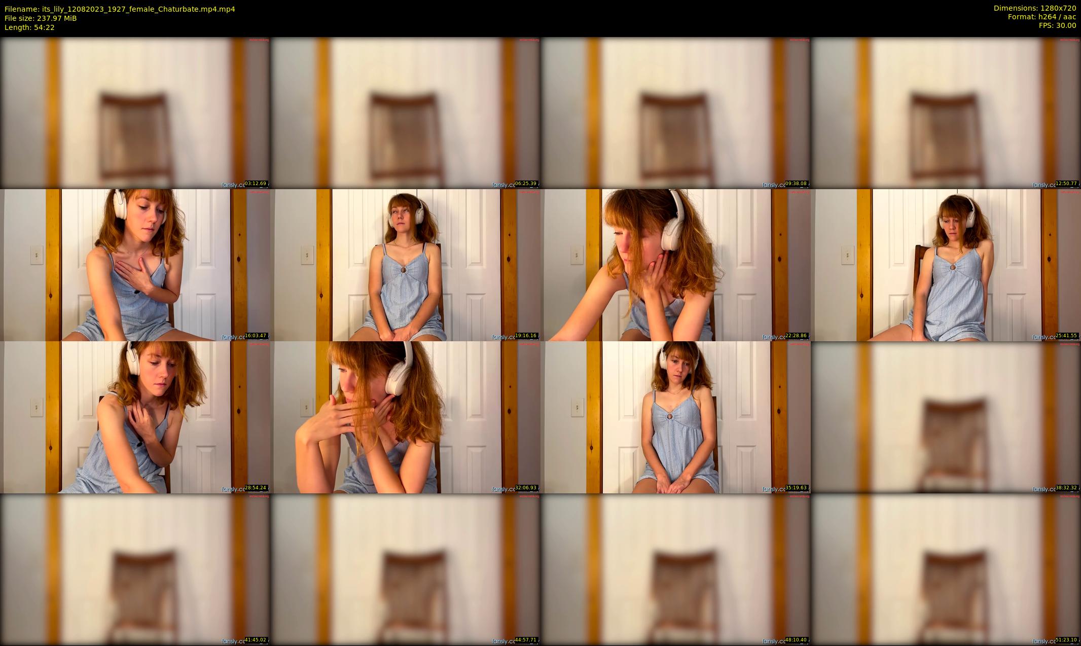 its_lily — 55 minute Chaturbate female cam show recording, 720p, Aug 12, 2023