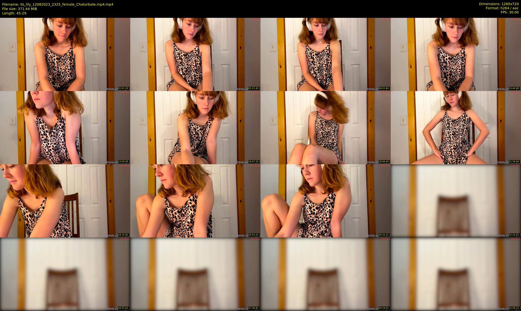 its_lily — 46 minute Chaturbate female cam show recording, 720p, Aug 12, 2023