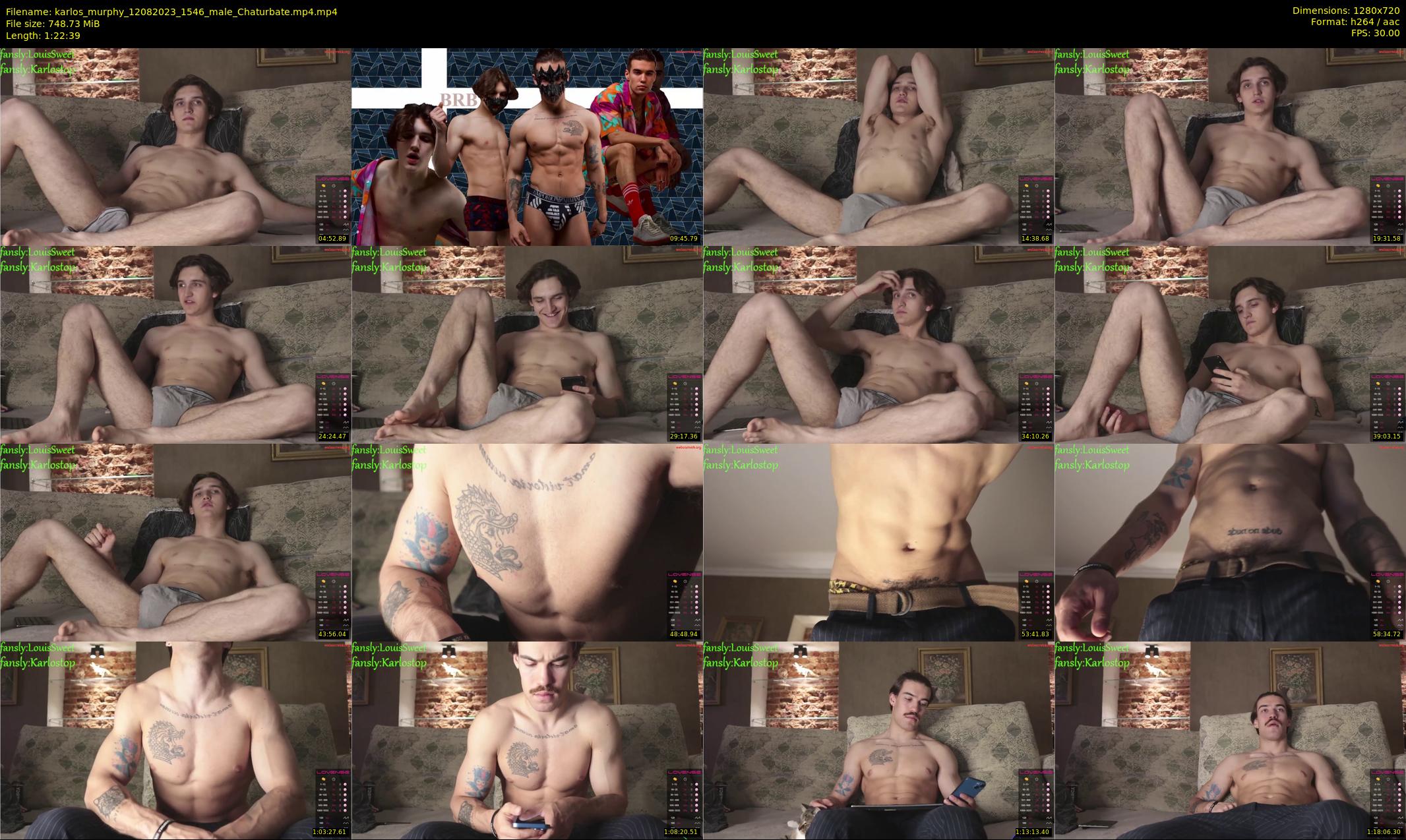 karlos_murphy — 83 minute Chaturbate male cam show recording, 720p, Aug 12, 2023