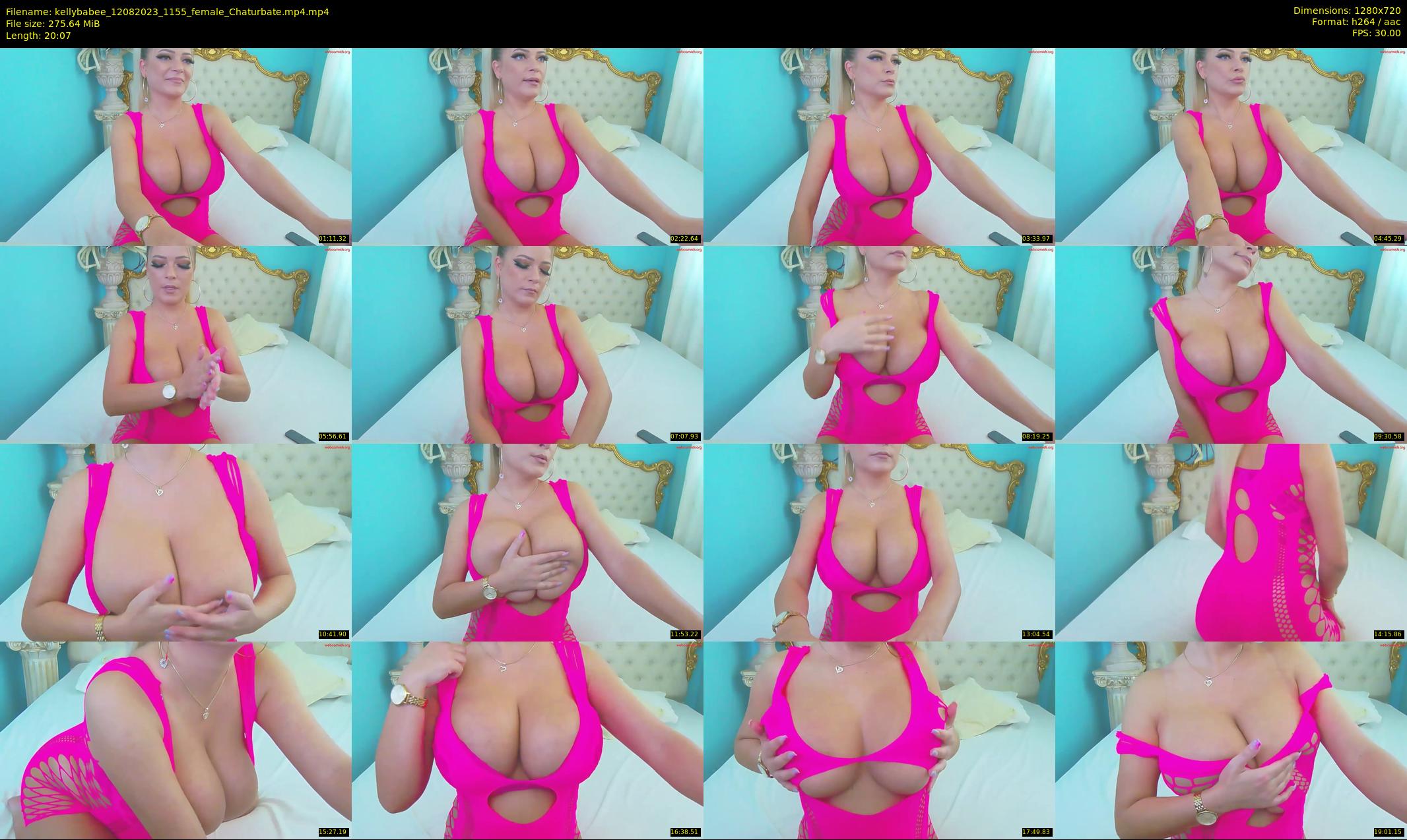kellybabee — 21 minute Chaturbate female cam show recording, 720p, Aug 12, 2023