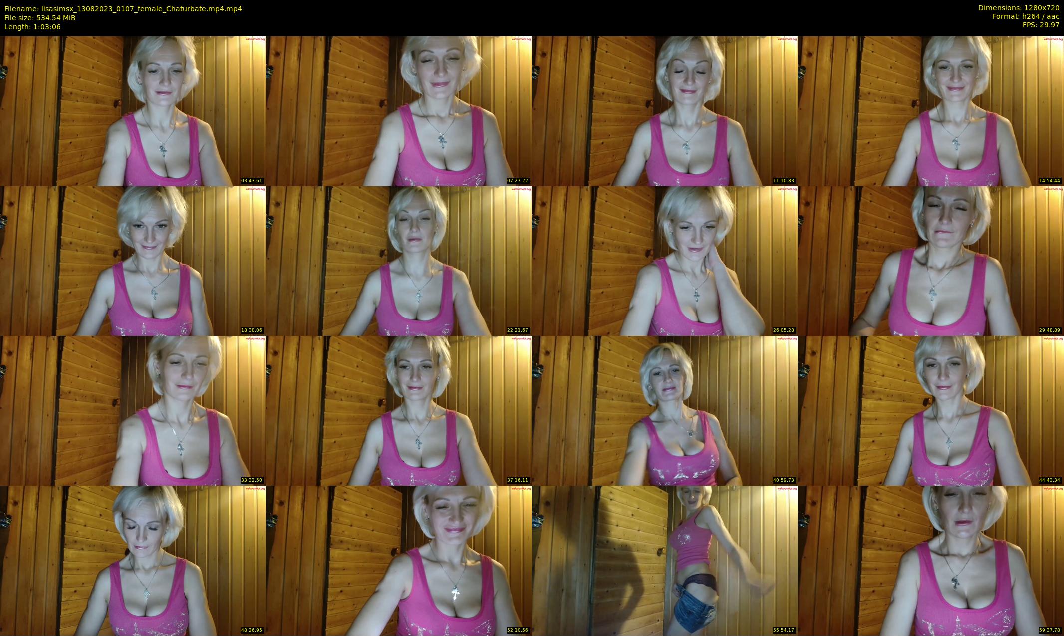 lisasimsx — 64 minute Chaturbate female cam show recording, 720p, Aug 13, 2023