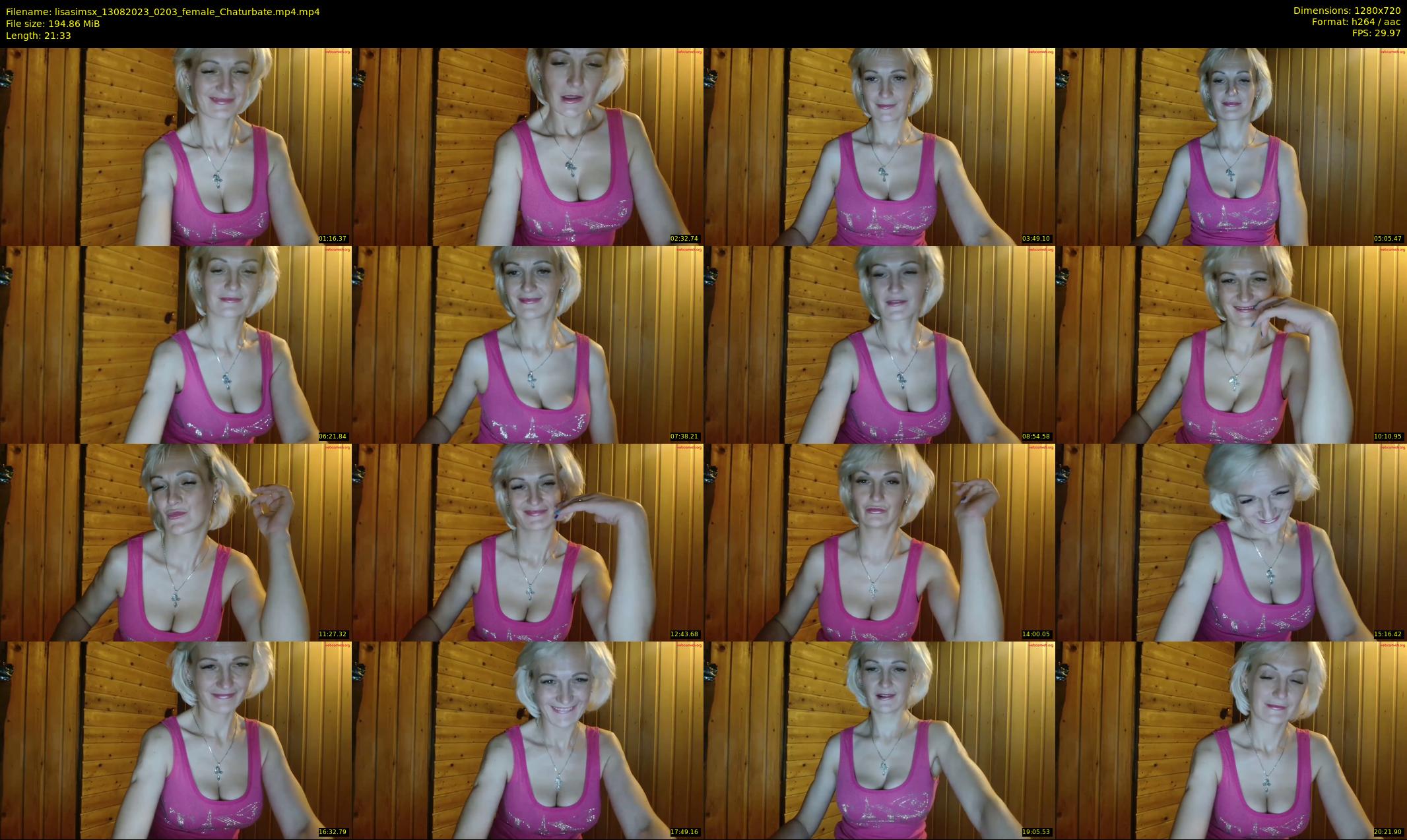 lisasimsx — 22 minute Chaturbate female cam show recording, 720p, Aug 13, 2023