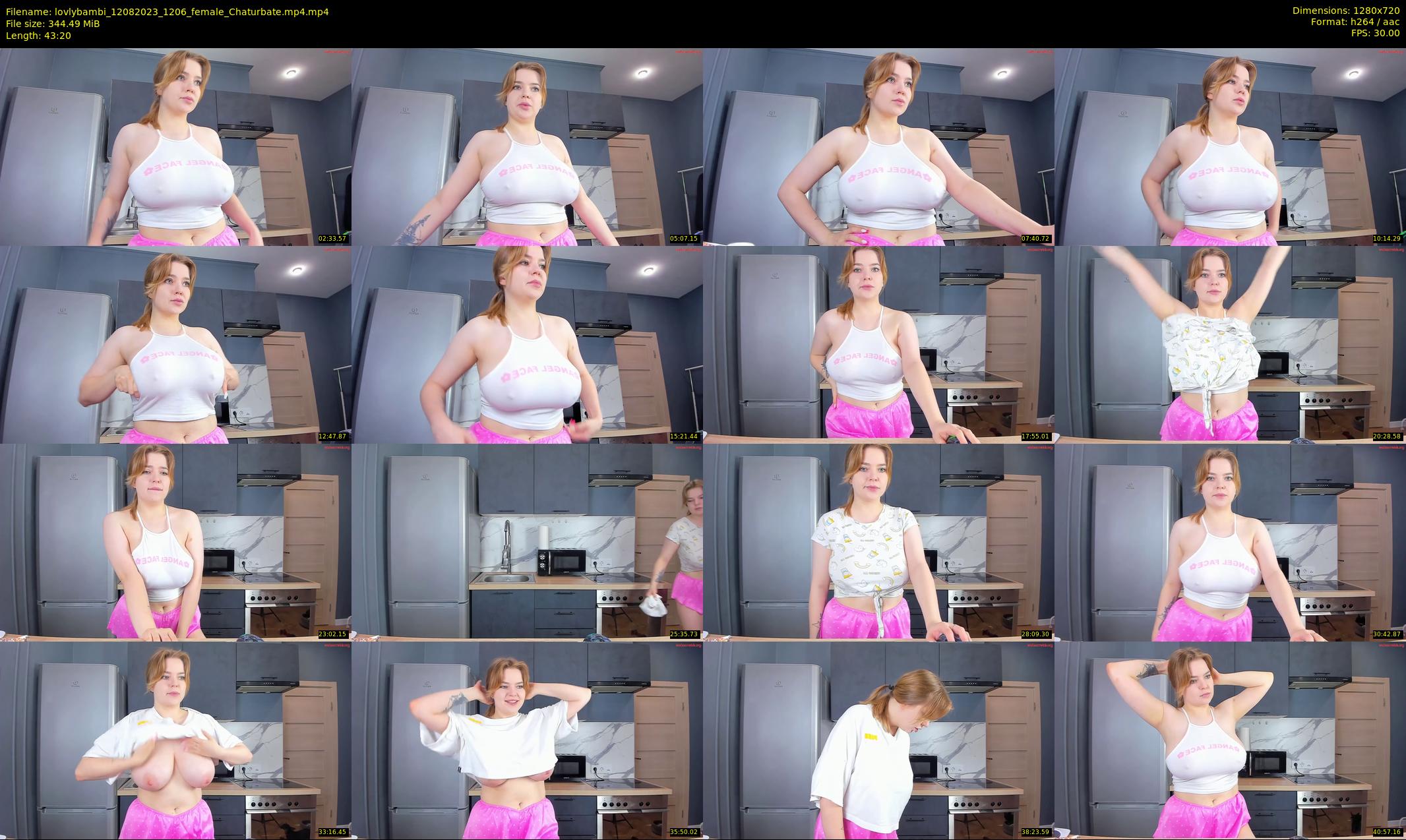lovlybambi — 44 minute Chaturbate female cam show recording, 720p, Aug 12, 2023