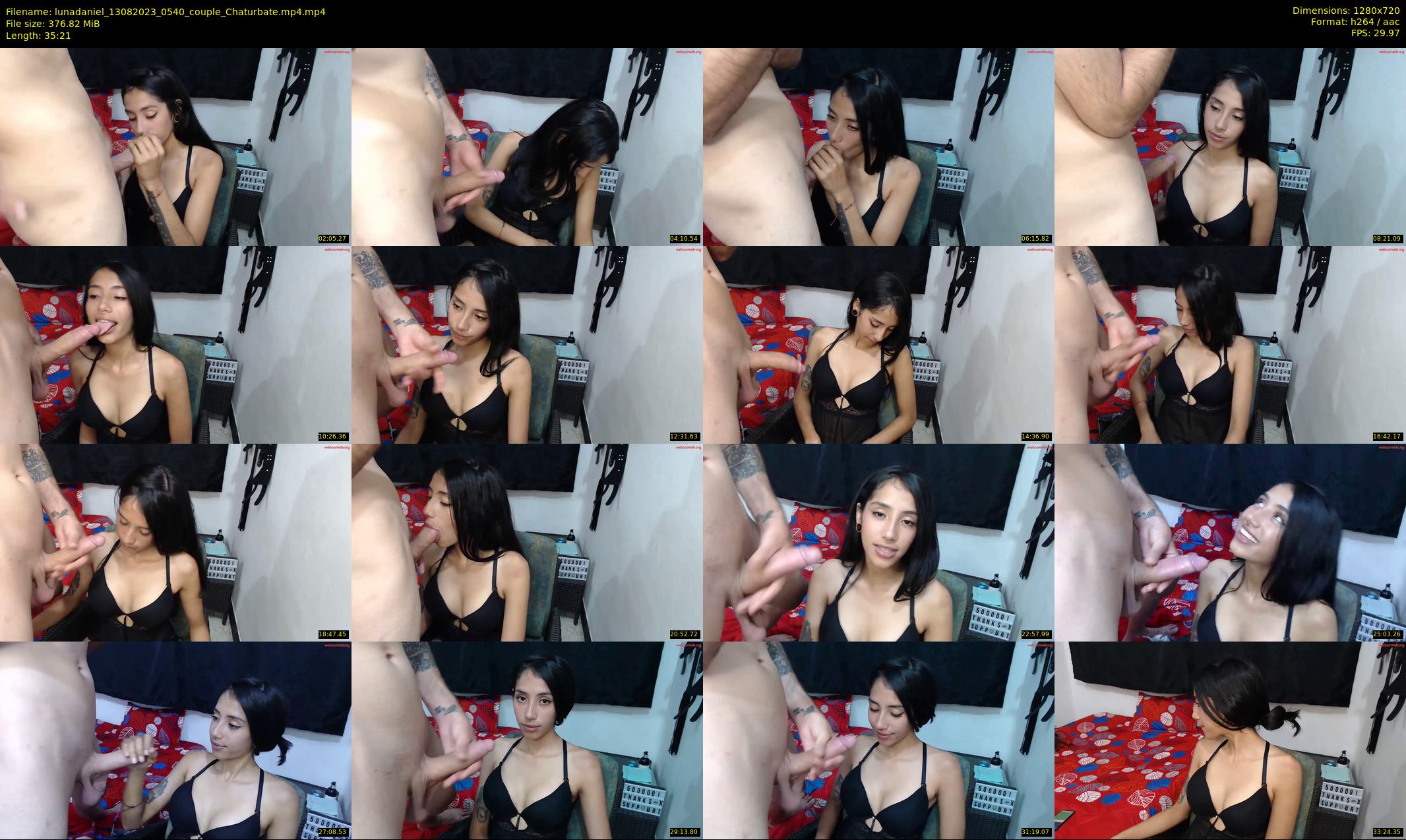 lunadaniel — 36 minute Chaturbate couple cam show recording, 720p, Aug 13, 2023