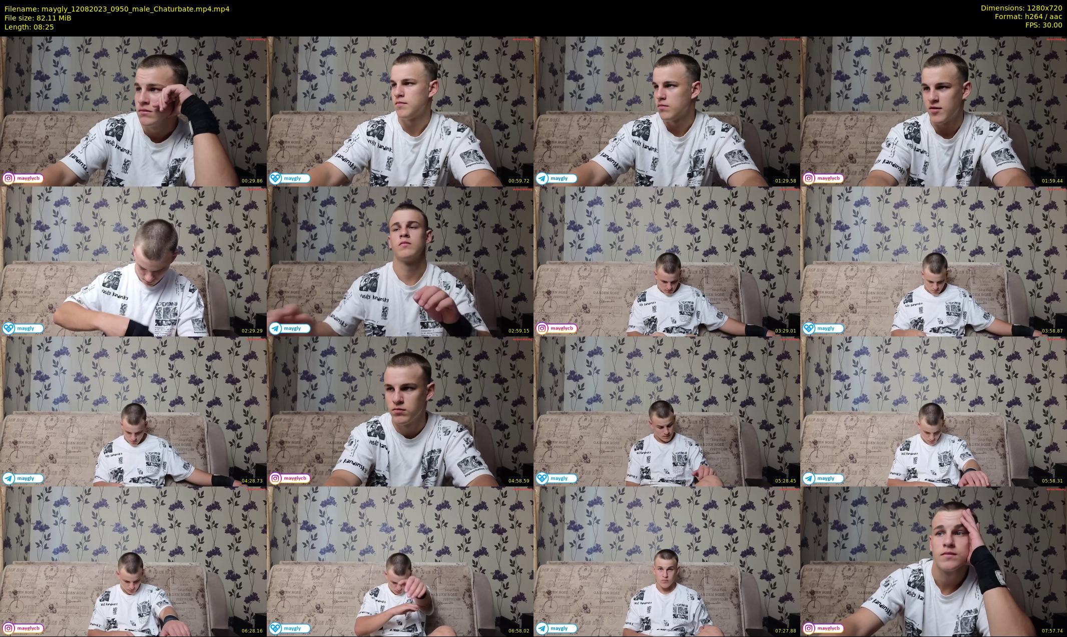 maygly — 9 minute Chaturbate male cam show recording, 720p, Aug 12, 2023