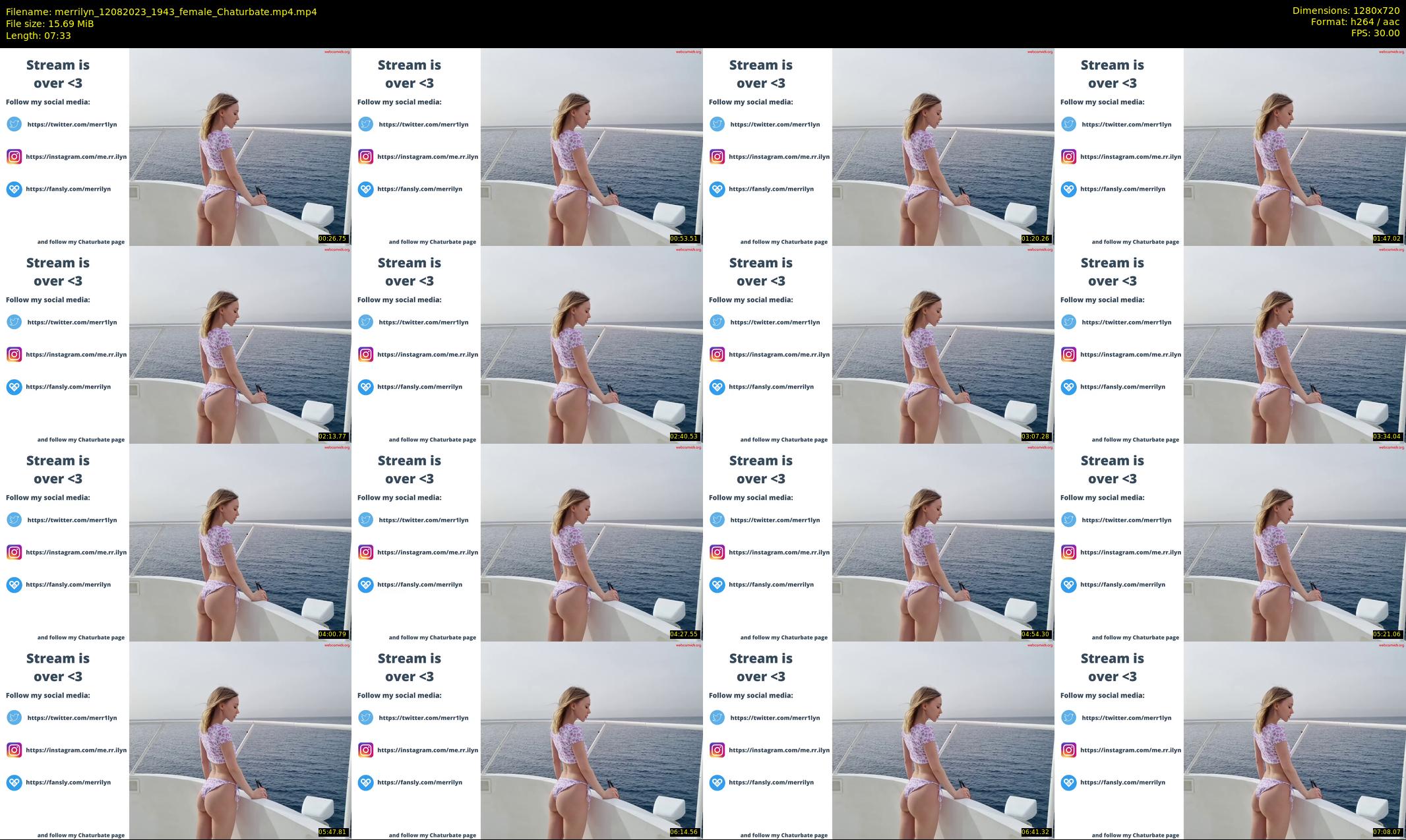 merrilyn — 8 minute Chaturbate female cam show recording, 720p, Aug 12, 2023