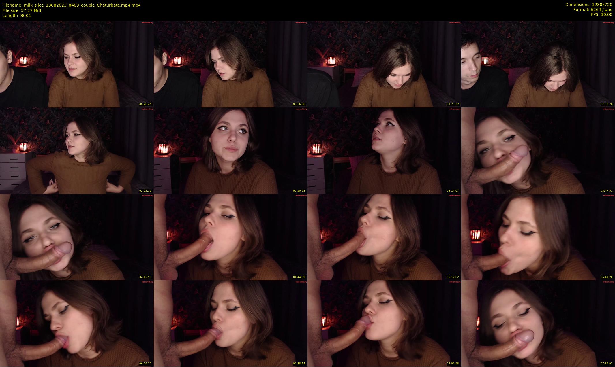 milk_slice — 9 minute Chaturbate couple cam show recording, 720p, Aug 13, 2023