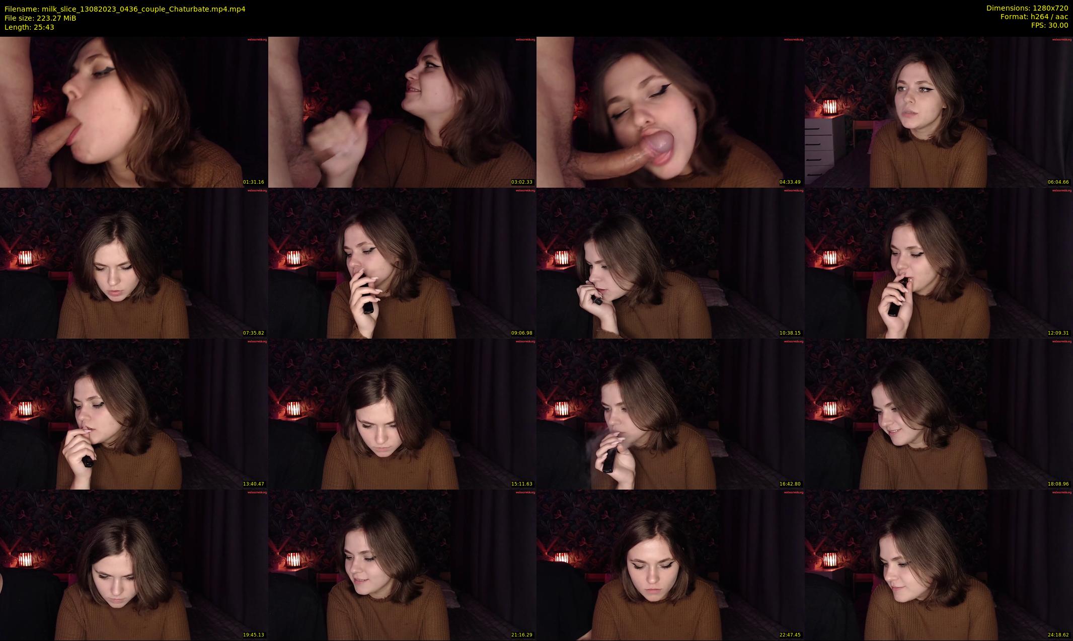 milk_slice — 26 minute Chaturbate couple cam show recording, 720p, Aug 13, 2023