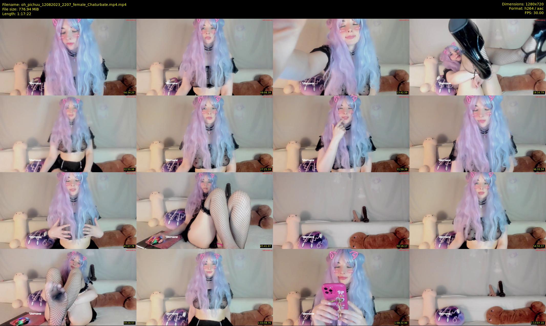 oh_pichuu — 78 minute Chaturbate female cam show recording, 720p, Aug 12, 2023
