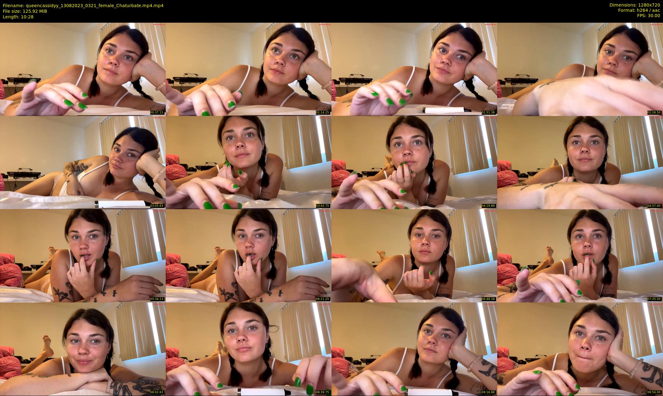 queencassidyy — 11 minute Chaturbate female cam show recording, 720p, Aug 13, 2023