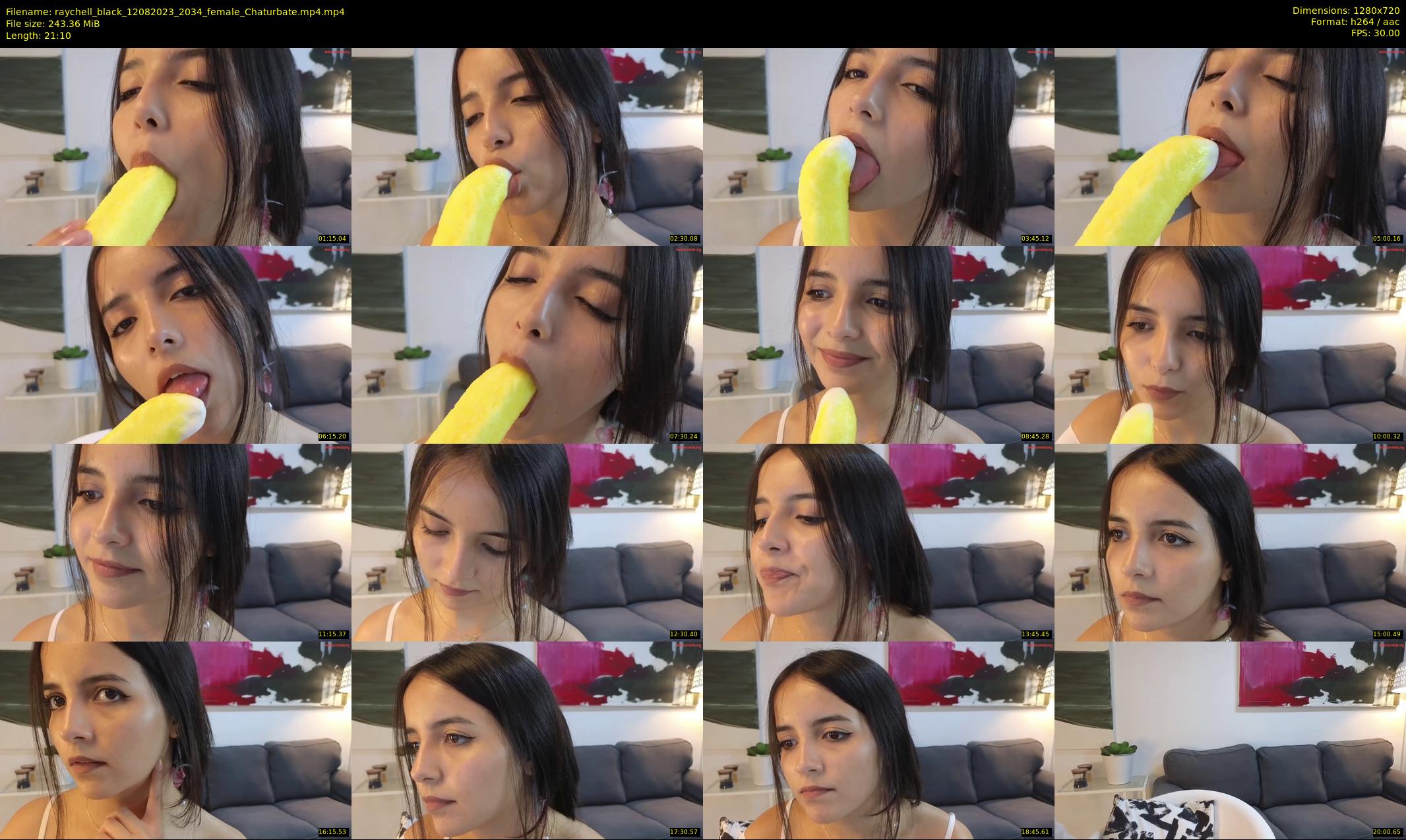 raychell_black — 22 minute Chaturbate female cam show recording, 720p, Aug 12, 2023