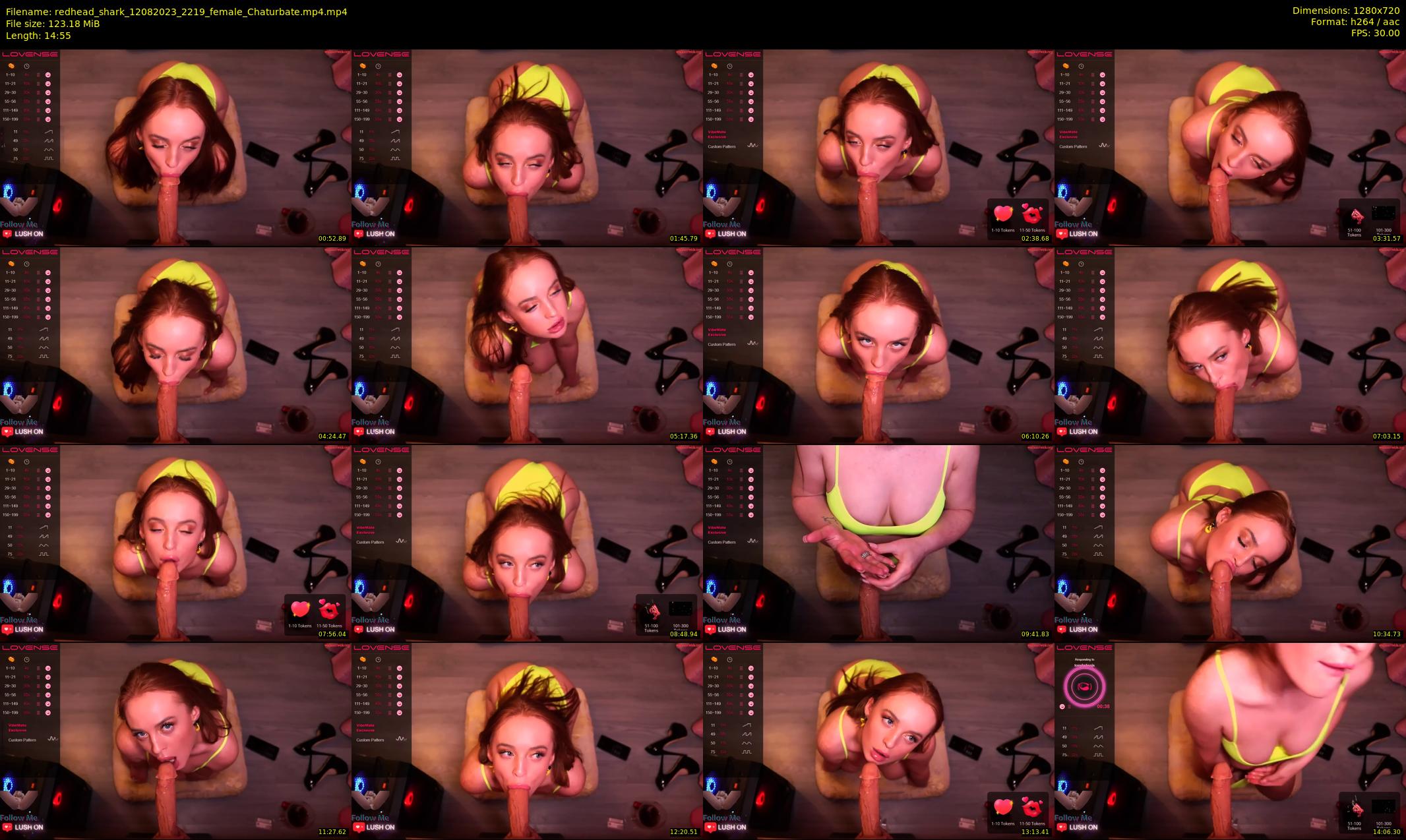 redhead_shark — 15 minute Chaturbate female cam show recording, 720p, Aug 12, 2023