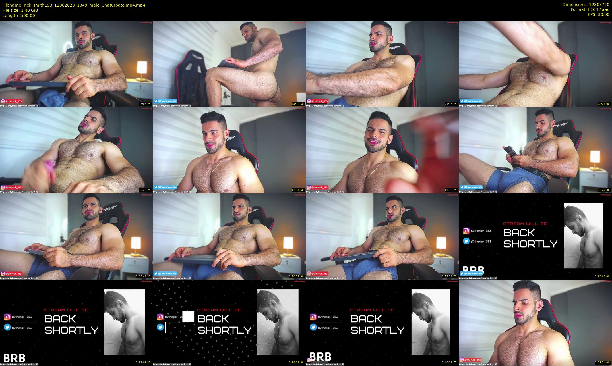 rick_smith153 — 120 minute Chaturbate male cam show recording, 720p, Aug 12, 2023