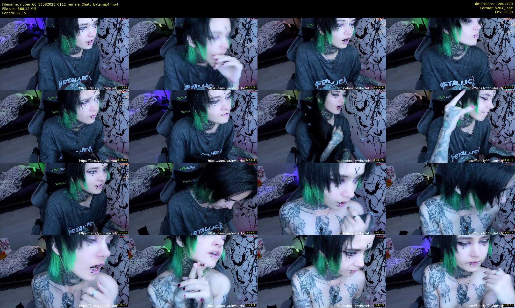 ripper_66 — 23 minute Chaturbate female cam show recording, 720p, Aug 13, 2023