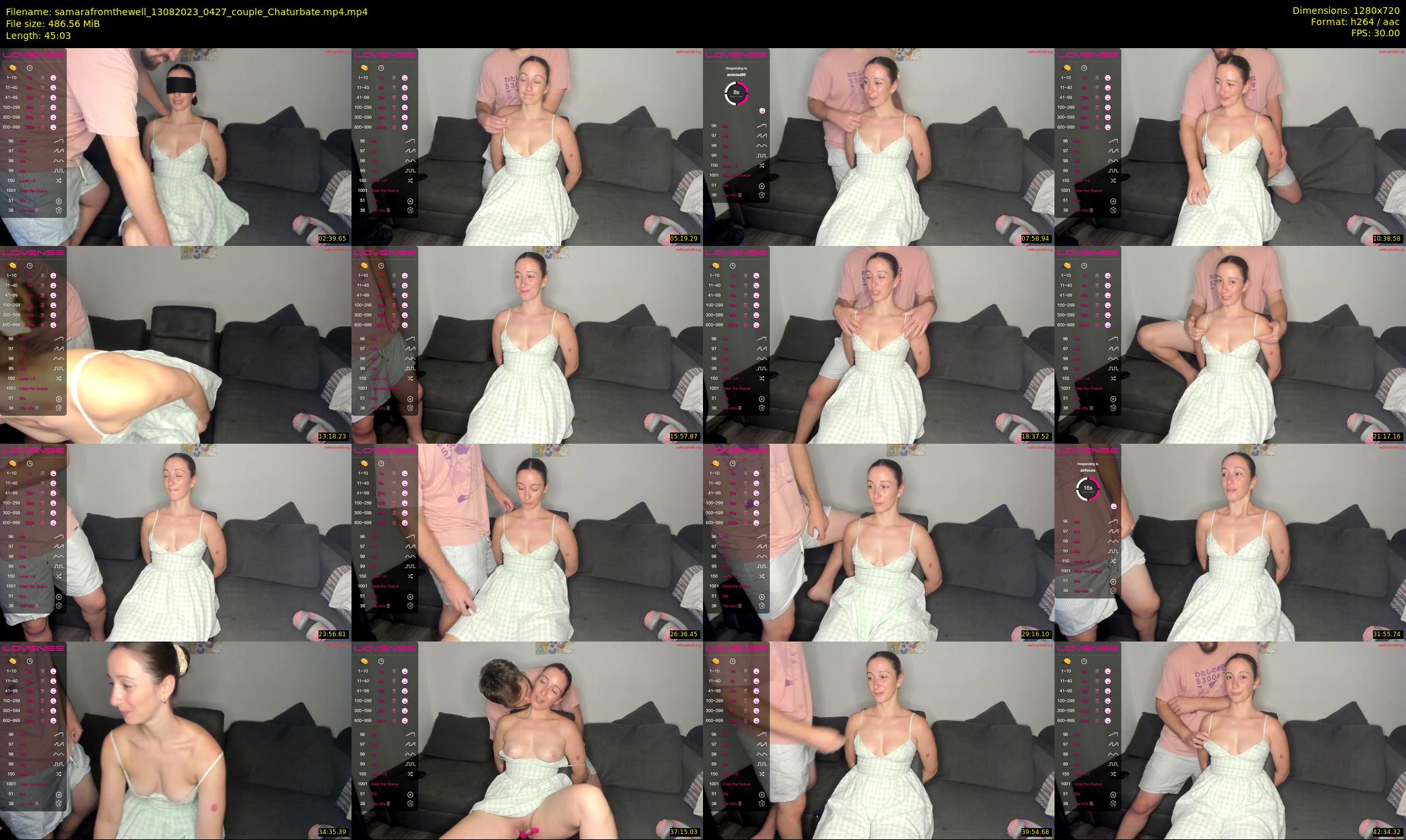 samarafromthewell — 46 minute Chaturbate female cam show recording, 720p, Aug 13, 2023