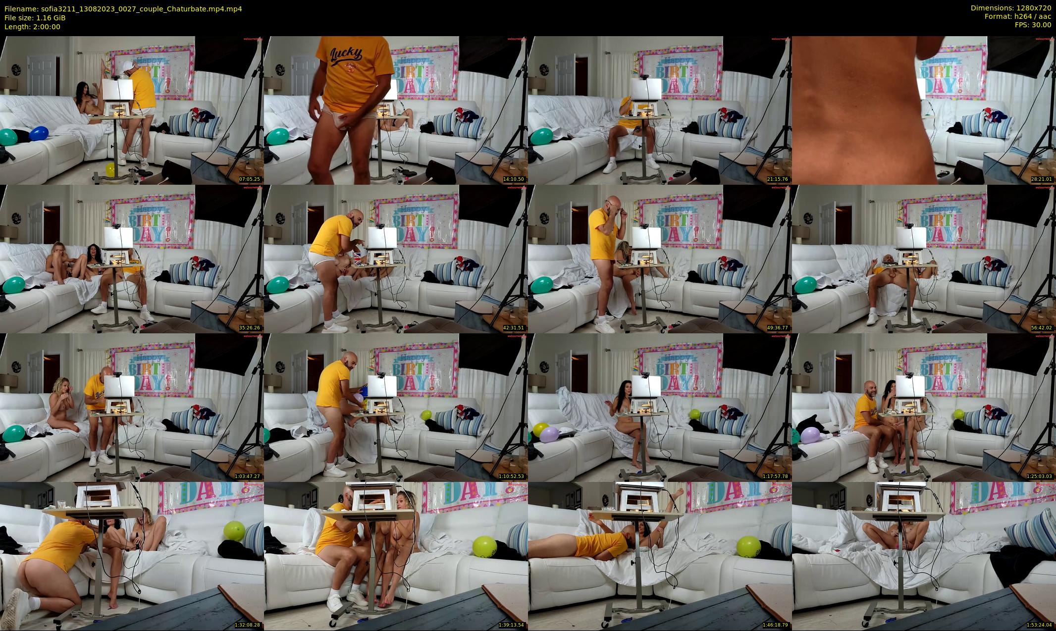 sofia3211 — 120 minute Chaturbate couple cam show recording, 720p, Aug 13, 2023