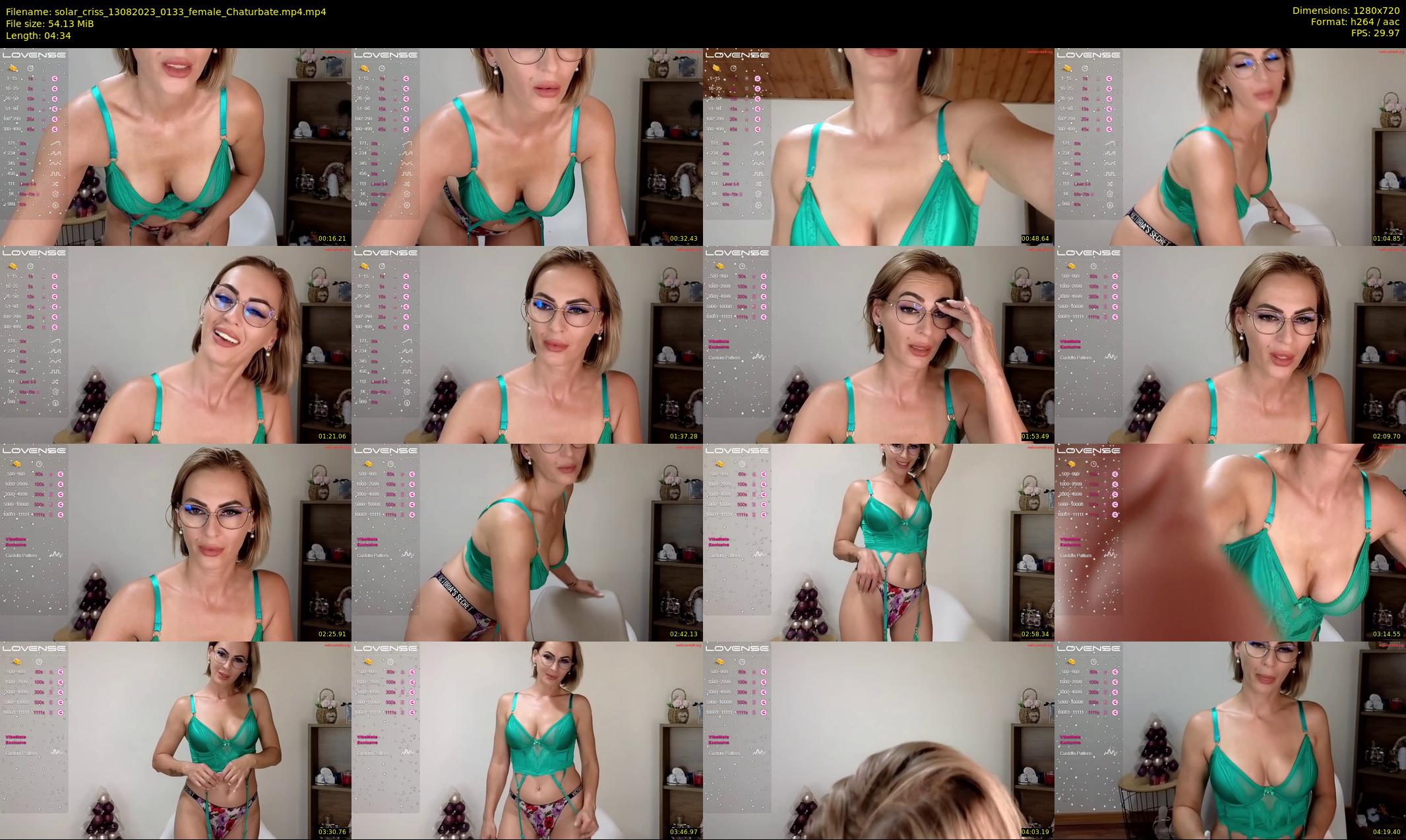 solar_criss — 5 minute Chaturbate female cam show recording, 720p, Aug 13, 2023