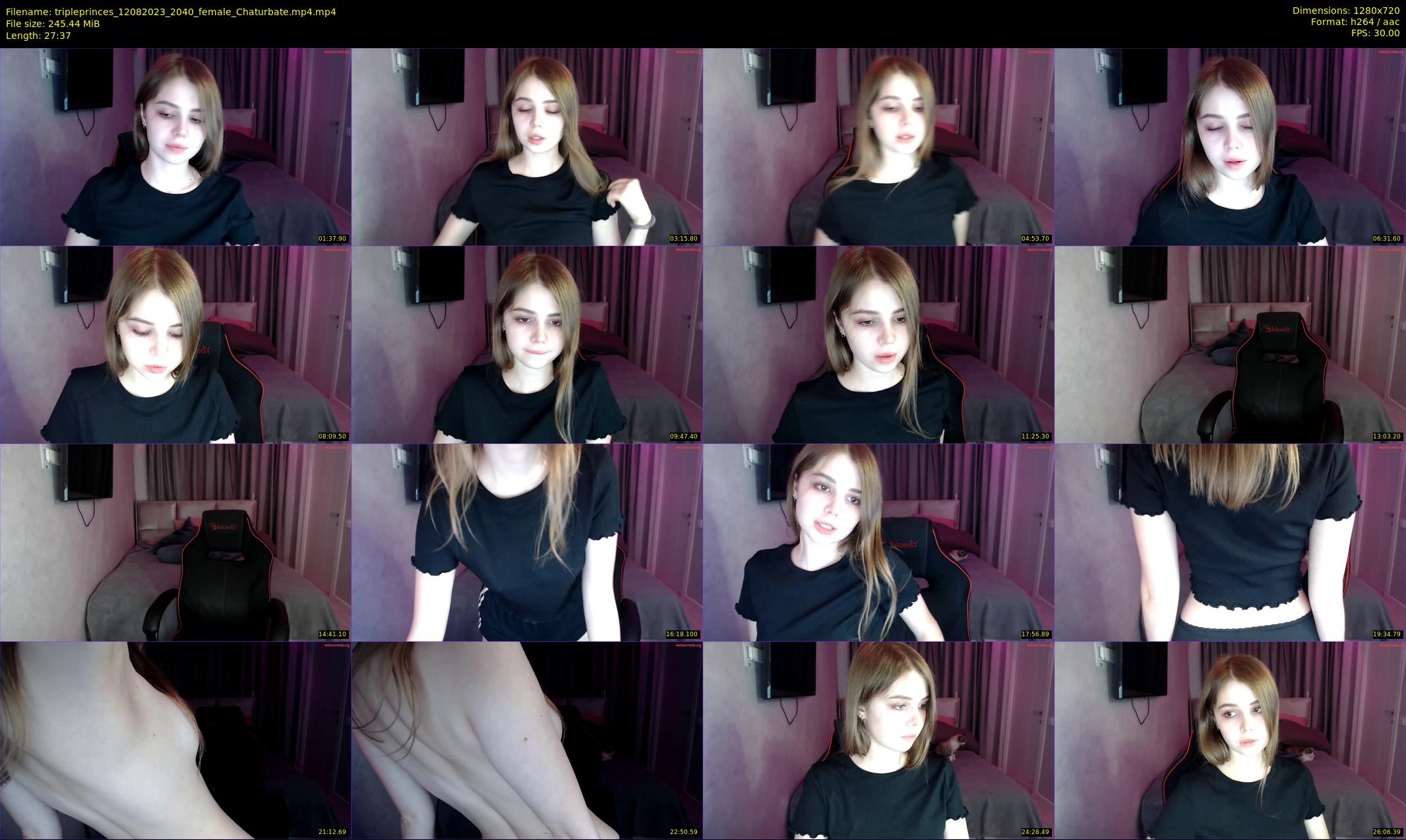 tripleprinces — 28 minute Chaturbate female cam show recording, 720p, Aug 12, 2023