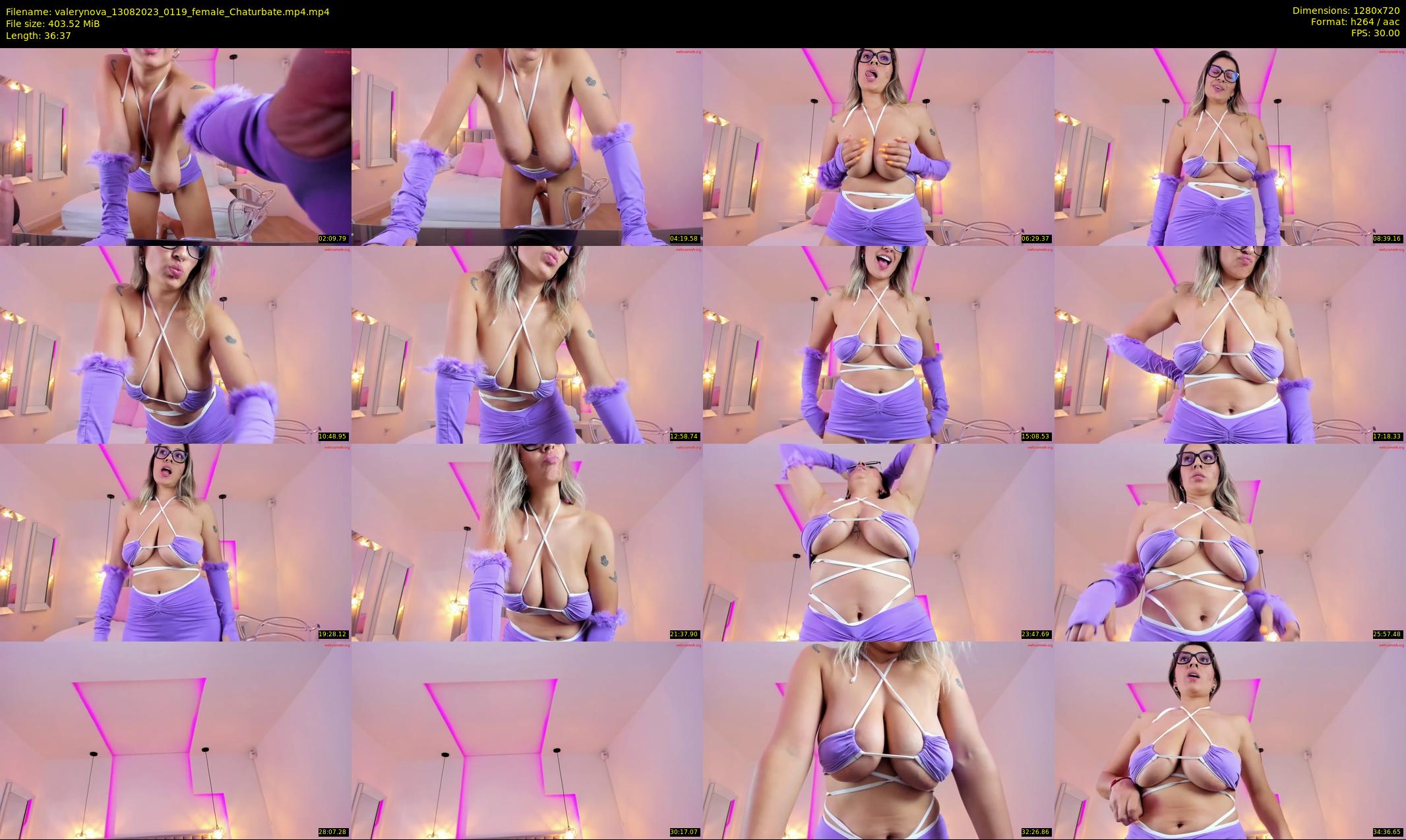 valerynova — 37 minute Chaturbate female cam show recording, 720p, Aug 13, 2023