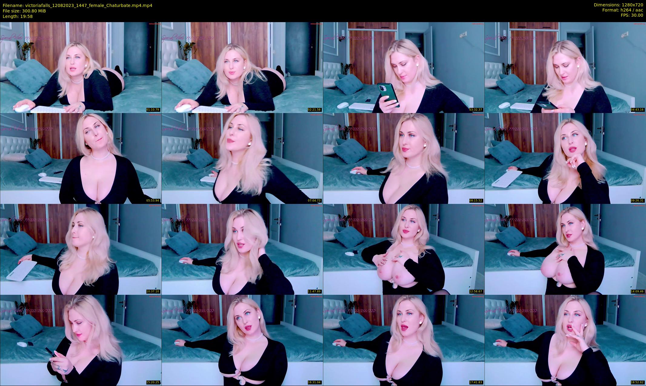 victoriafalls — 20 minute Chaturbate female cam show recording, 720p, Aug 12, 2023