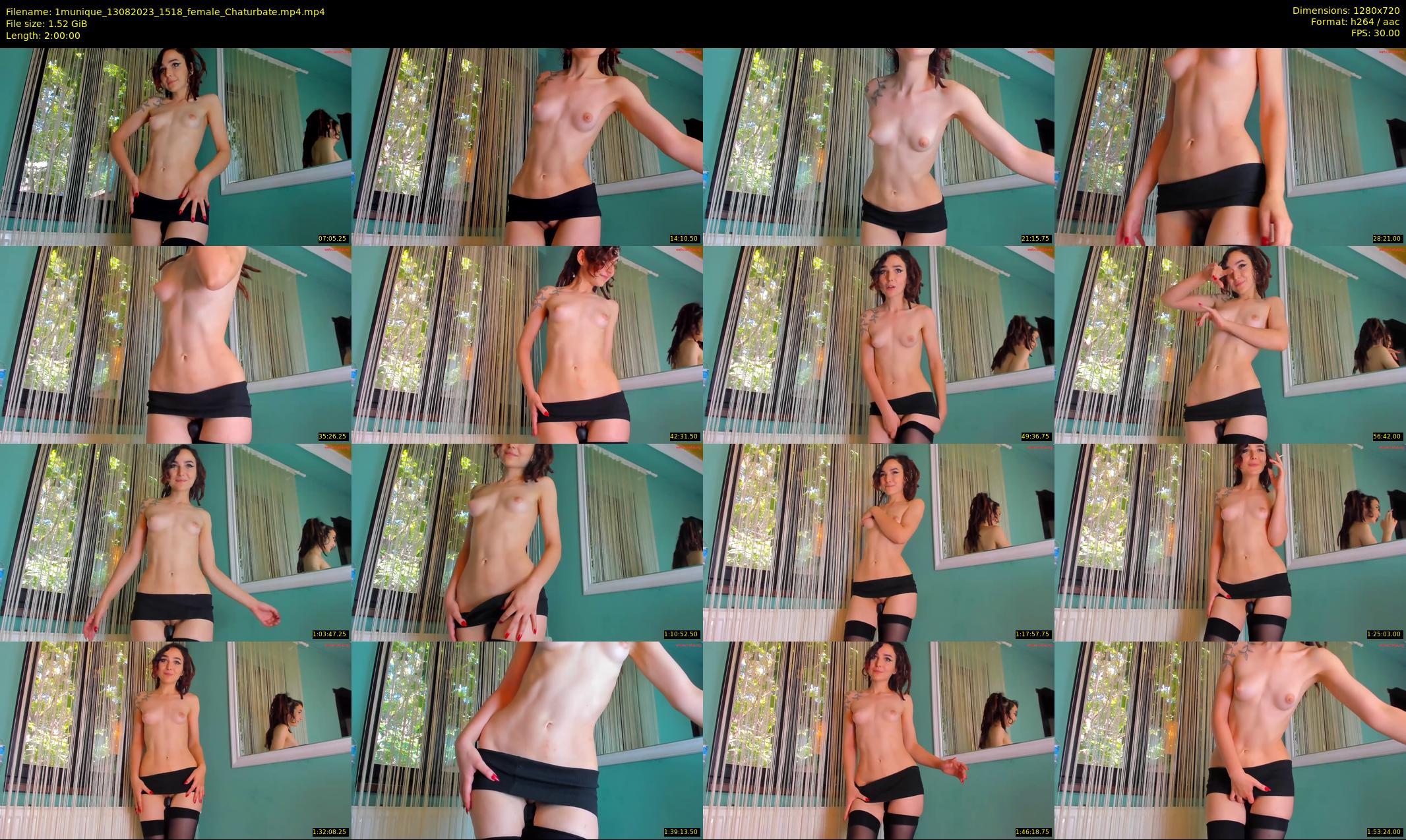 1munique — 120 minute Chaturbate female cam show recording, 720p, Aug 13, 2023