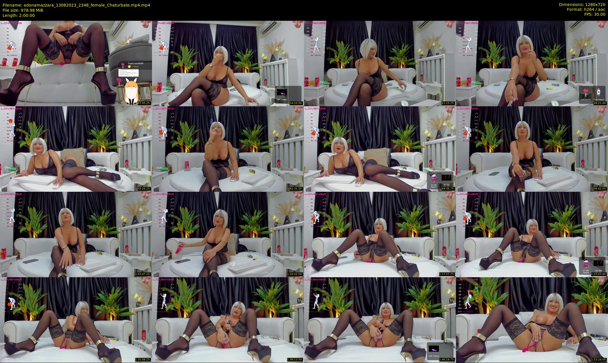 adonamazzara — 120 minute Chaturbate female cam show recording, 720p, Aug 13, 2023
