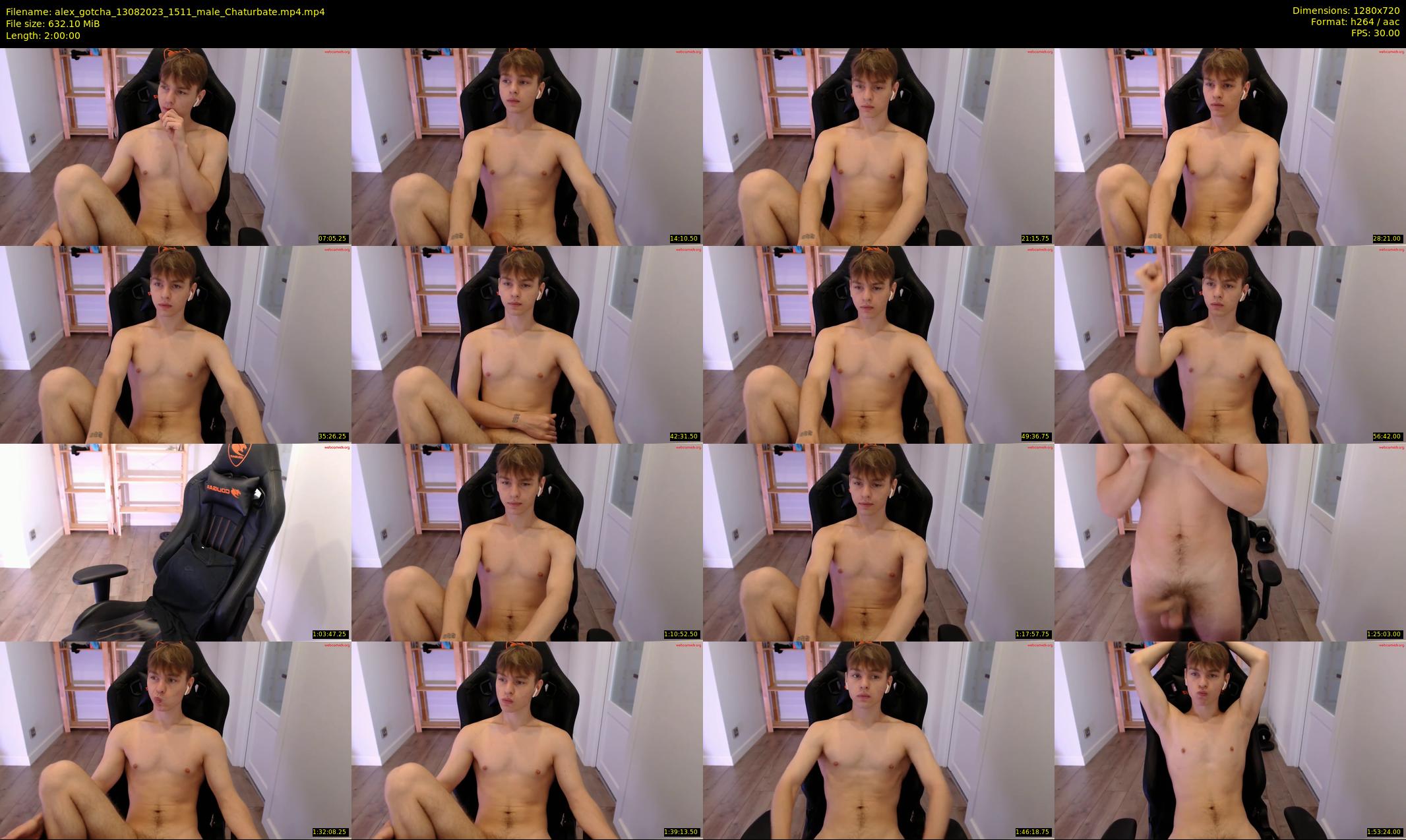 alex_gotcha — 120 minute Chaturbate male cam show recording, 720p, Aug 13, 2023