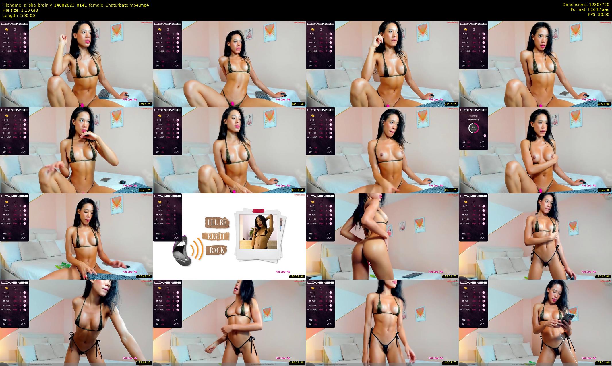 alisha_brainly — 120 minute Chaturbate female cam show recording, 720p, Aug 14, 2023