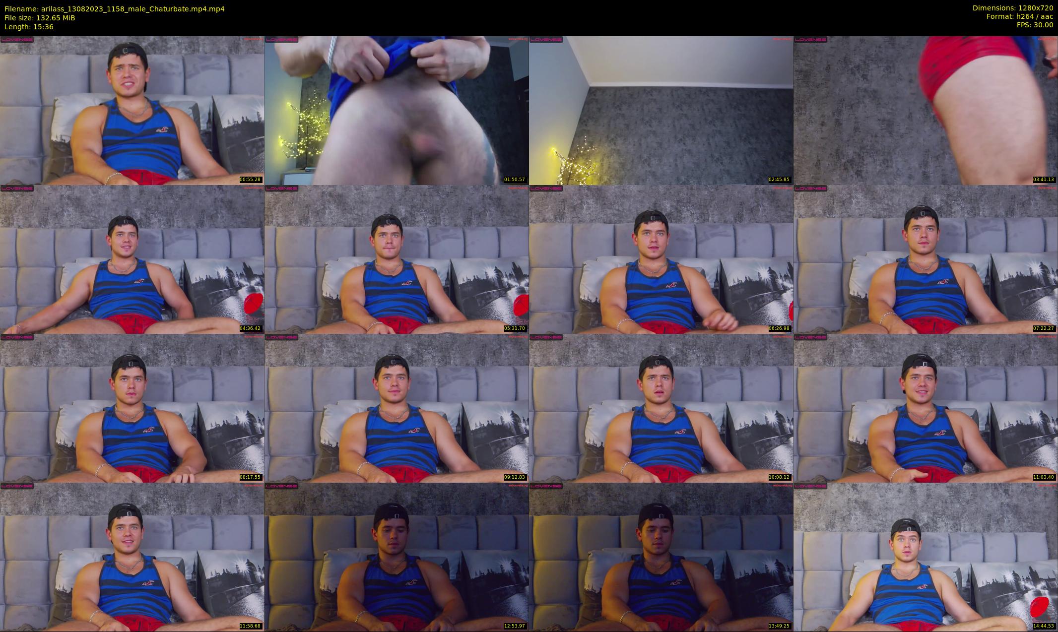 arilass — 16 minute Chaturbate male cam show recording, 720p, Aug 13, 2023