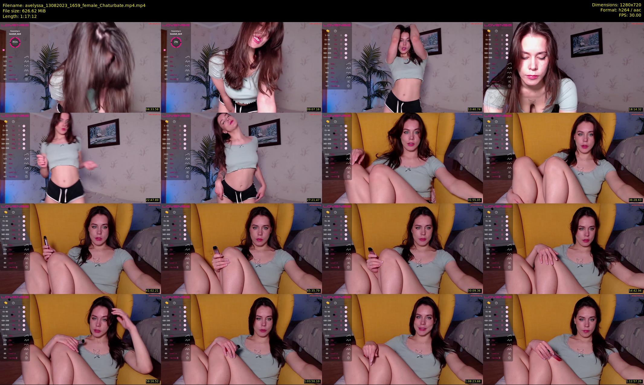 avelyssa — 78 minute Chaturbate female cam show recording, 720p, Aug 13, 2023