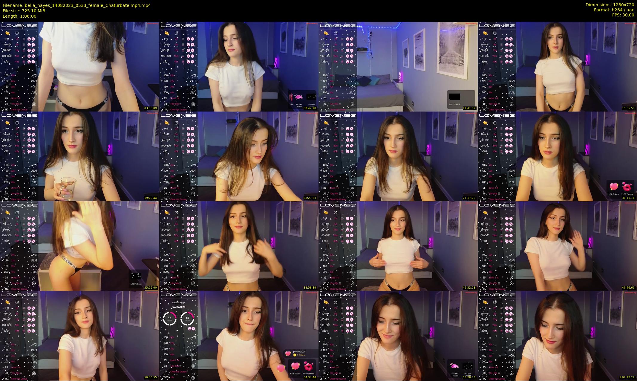 bella_hayes — 66 minute Chaturbate female cam show recording, 720p, Aug 14, 2023