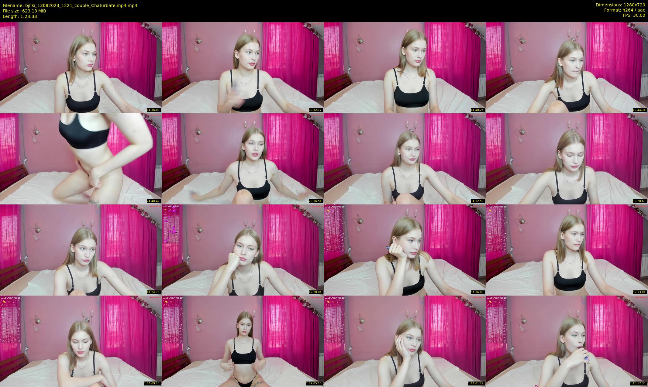 bjliki — 84 minute Chaturbate couple cam show recording, 720p, Aug 13, 2023