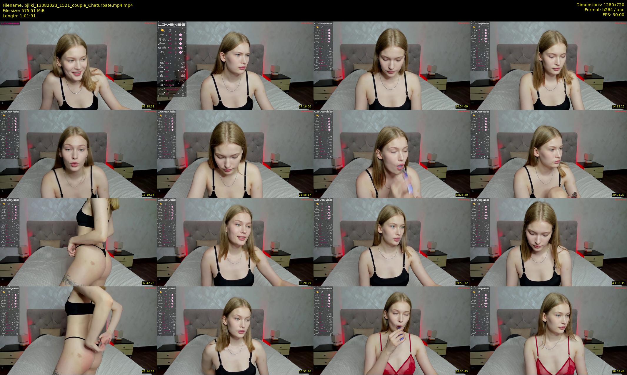 bjliki — 62 minute Chaturbate couple cam show recording, 720p, Aug 13, 2023