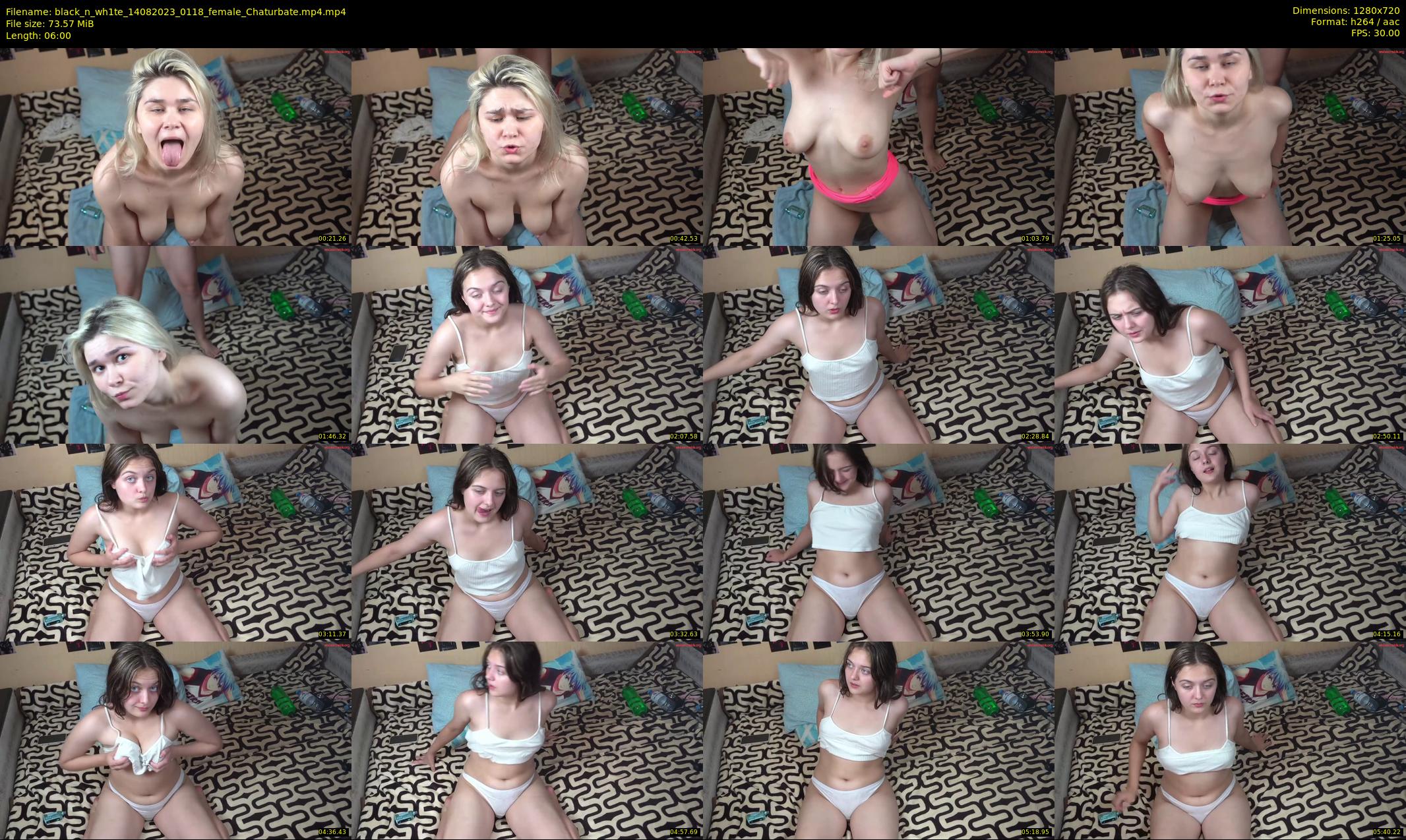 black_n_wh1te — 6 minute Chaturbate female cam show recording, 720p, Aug 14, 2023