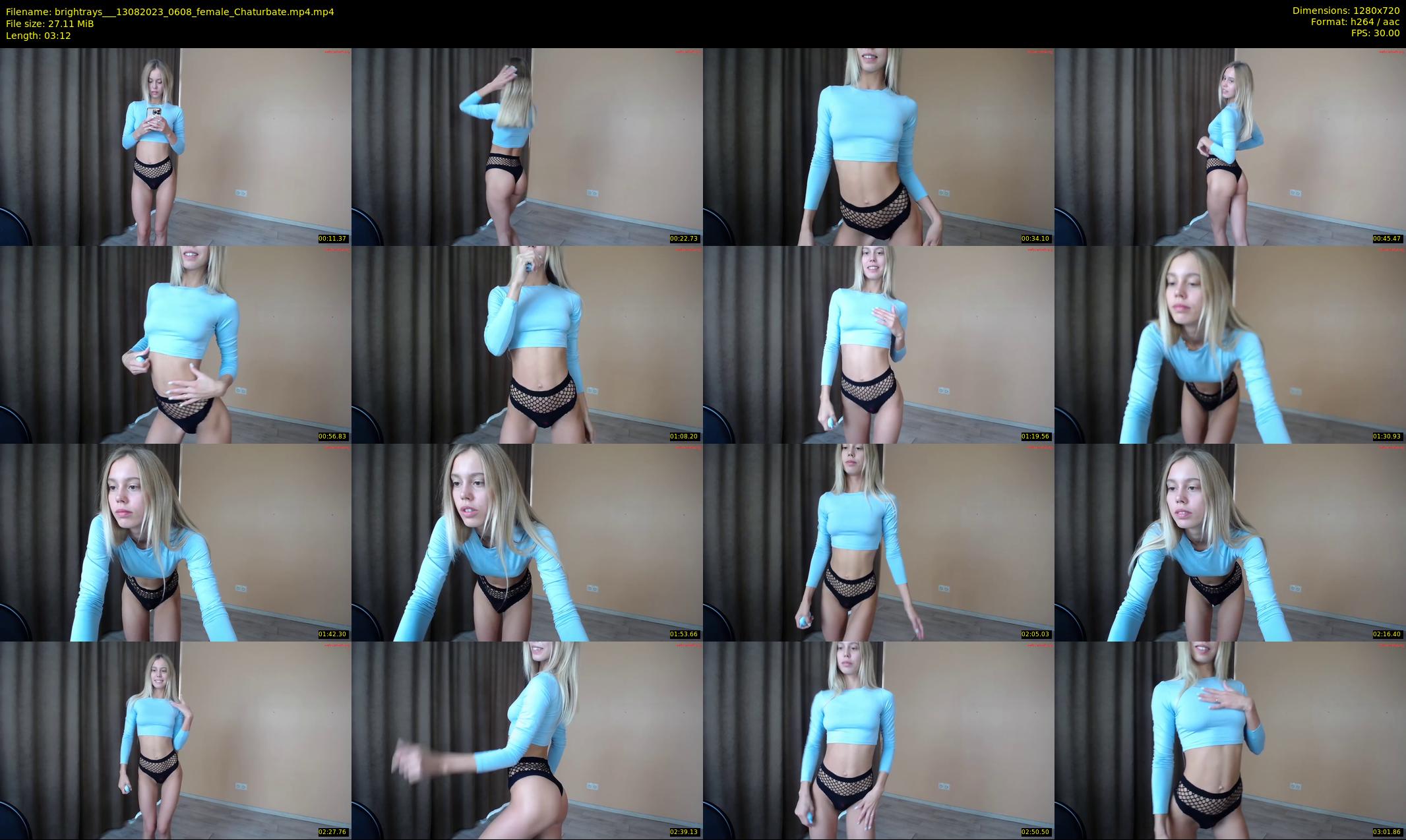 brightrays__ — 4 minute Chaturbate female cam show recording, 720p, Aug 13, 2023