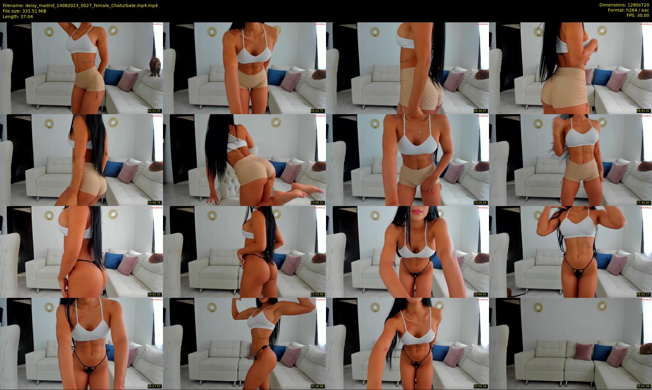 deisy_madrid — 38 minute Chaturbate female cam show recording, 720p, Aug 14, 2023