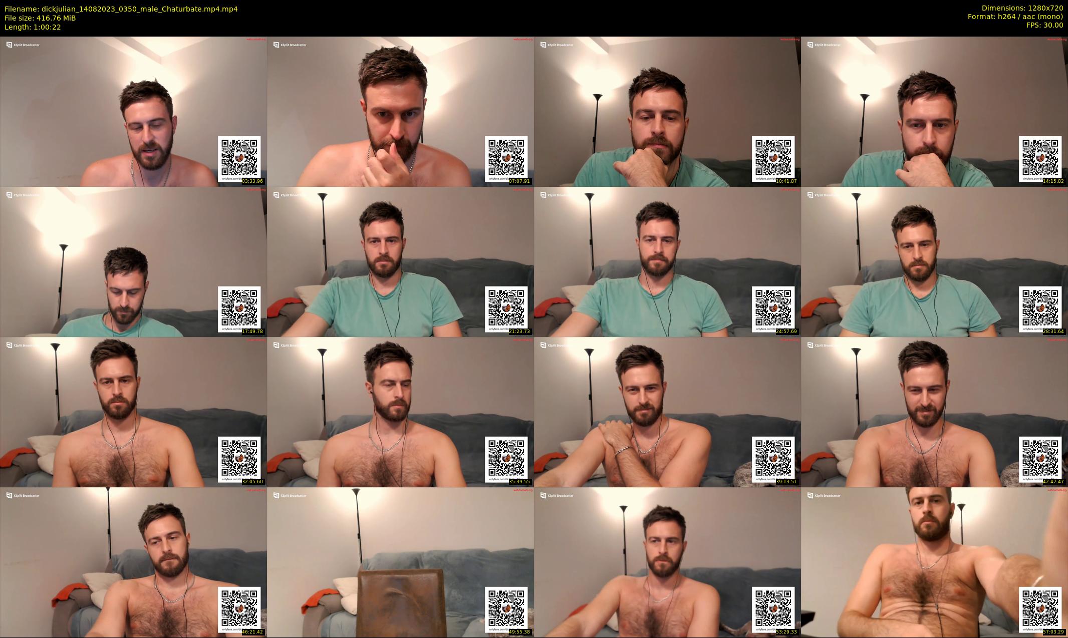 dickjulian — 61 minute Chaturbate male cam show recording, 720p, Aug 14, 2023