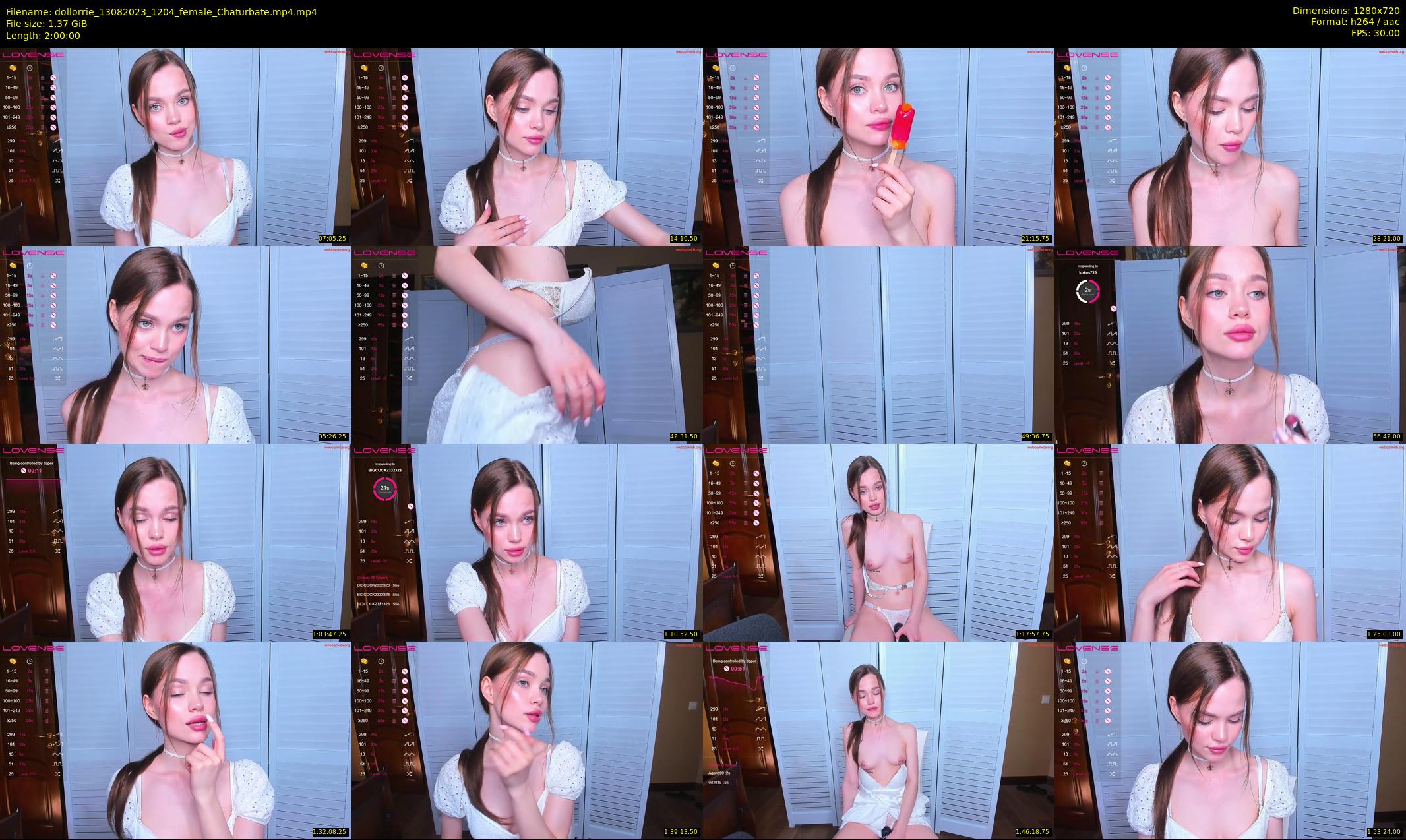 dollorrie — 120 minute Chaturbate couple cam show recording, 720p, Aug 13, 2023