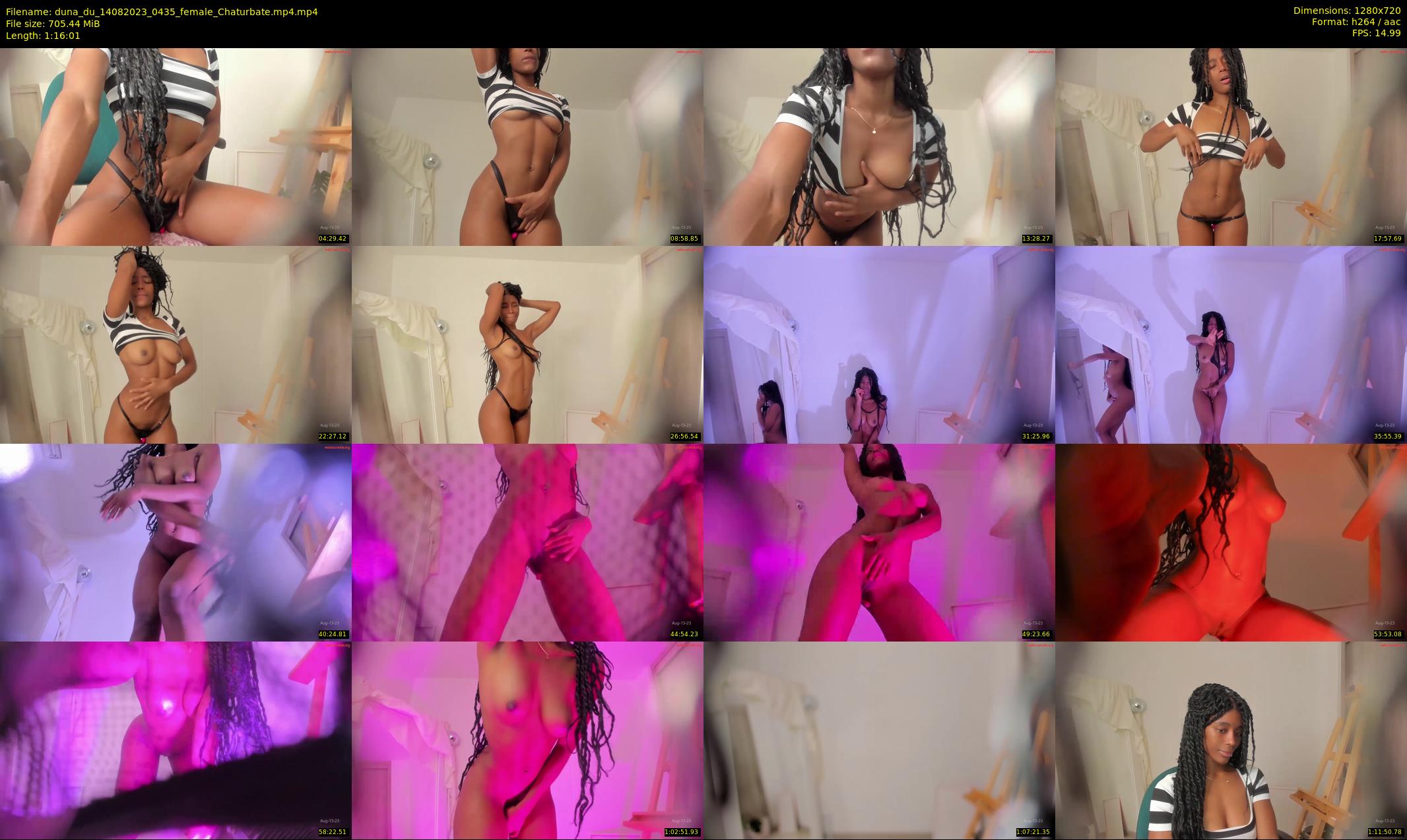 duna_du — 77 minute Chaturbate female cam show recording, 720p, Aug 14, 2023