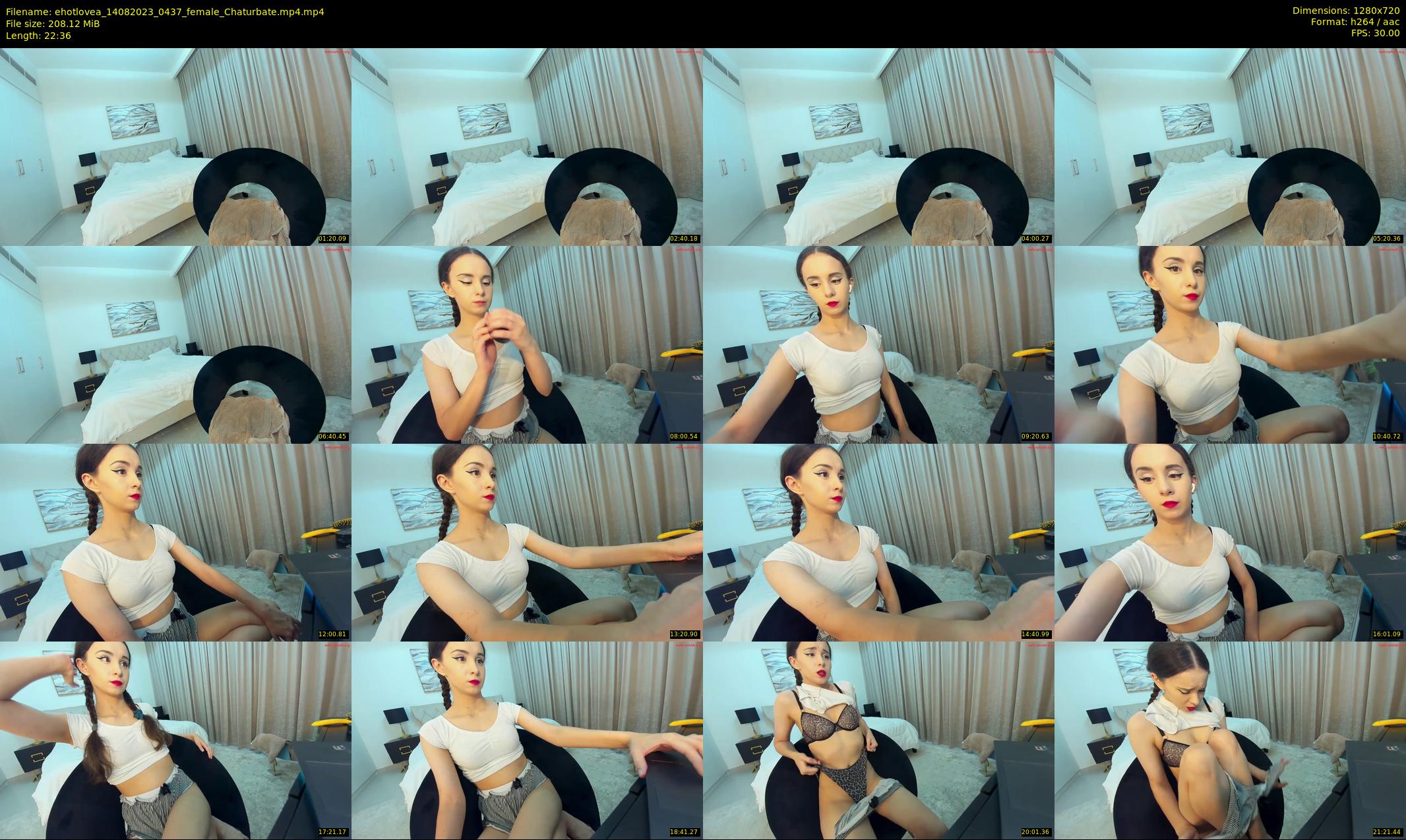 ehotlovea — 23 minute Chaturbate female cam show recording, 720p, Aug 14, 2023