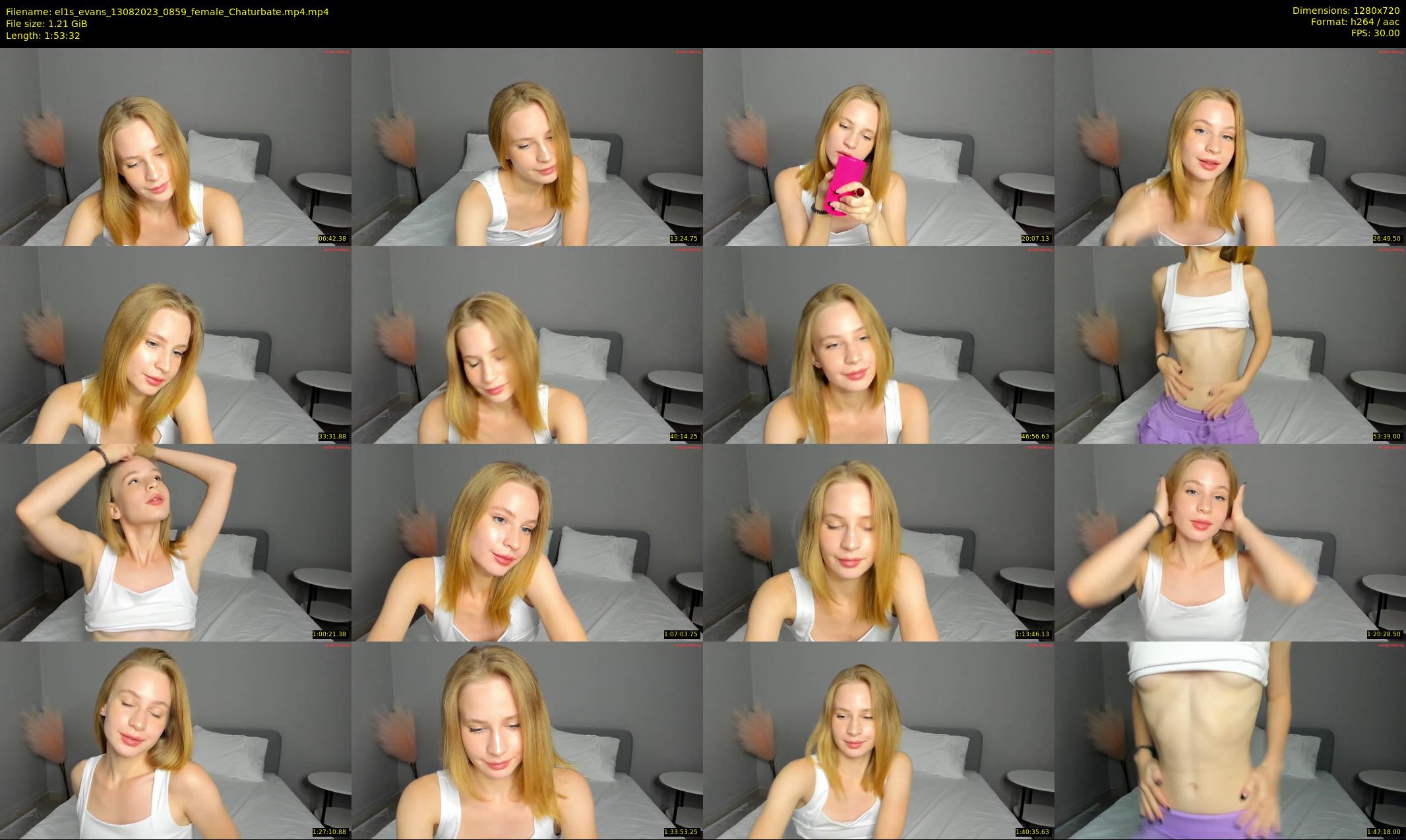 el1s_evans — 114 minute Chaturbate female cam show recording, 720p, Aug 13, 2023