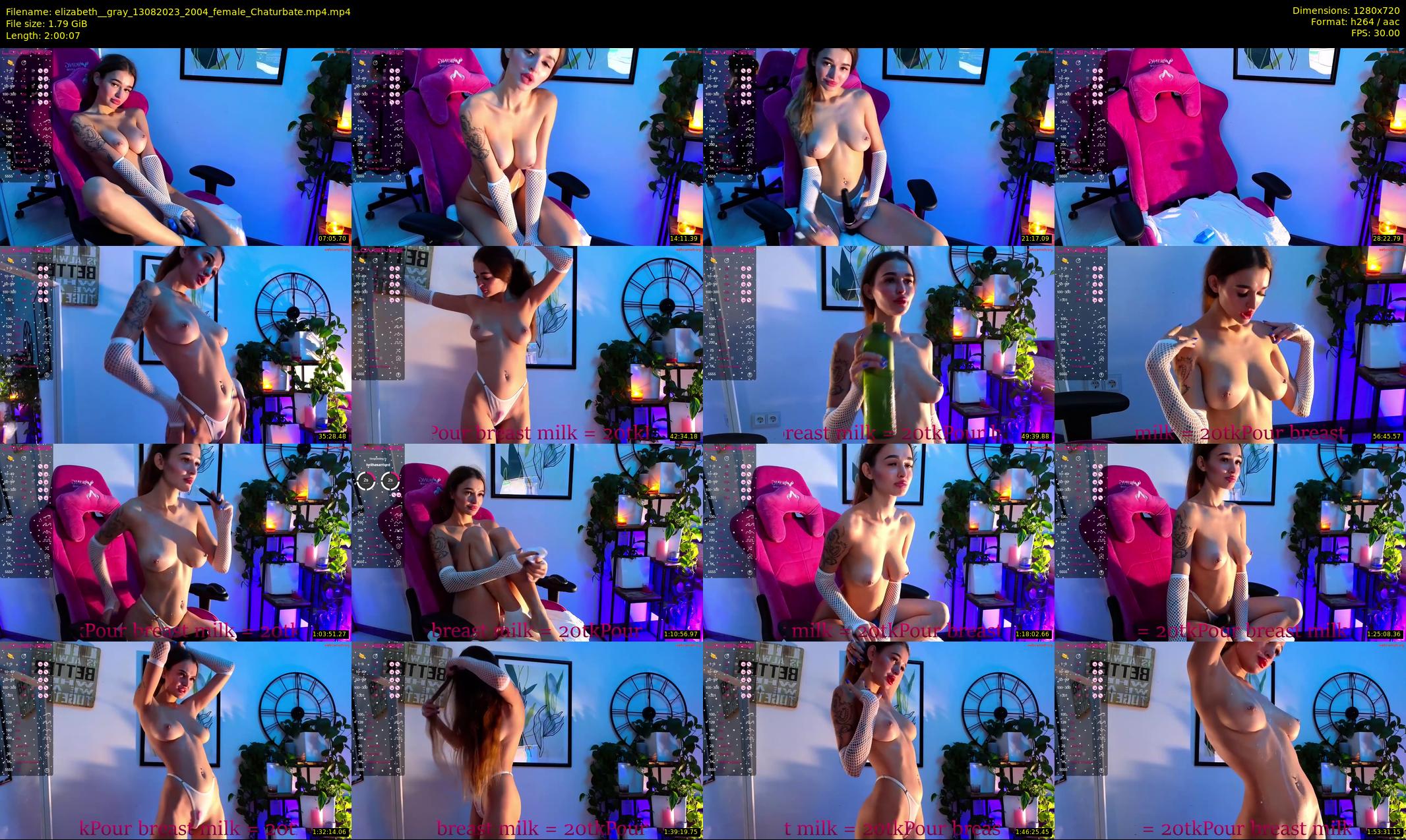 elizabeth__gray — 121 minute Chaturbate female cam show recording, 720p, Aug 13, 2023