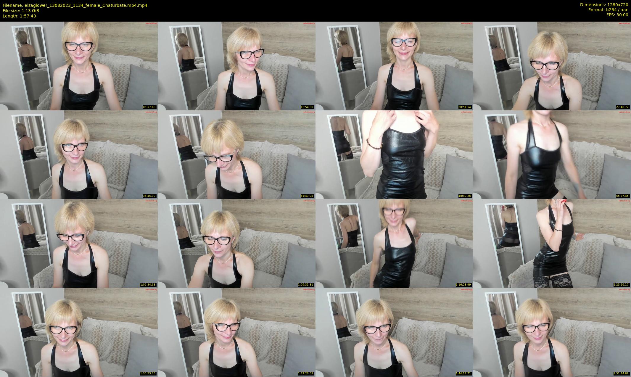 elzaglower — 118 minute Chaturbate female cam show recording, 720p, Aug 13, 2023