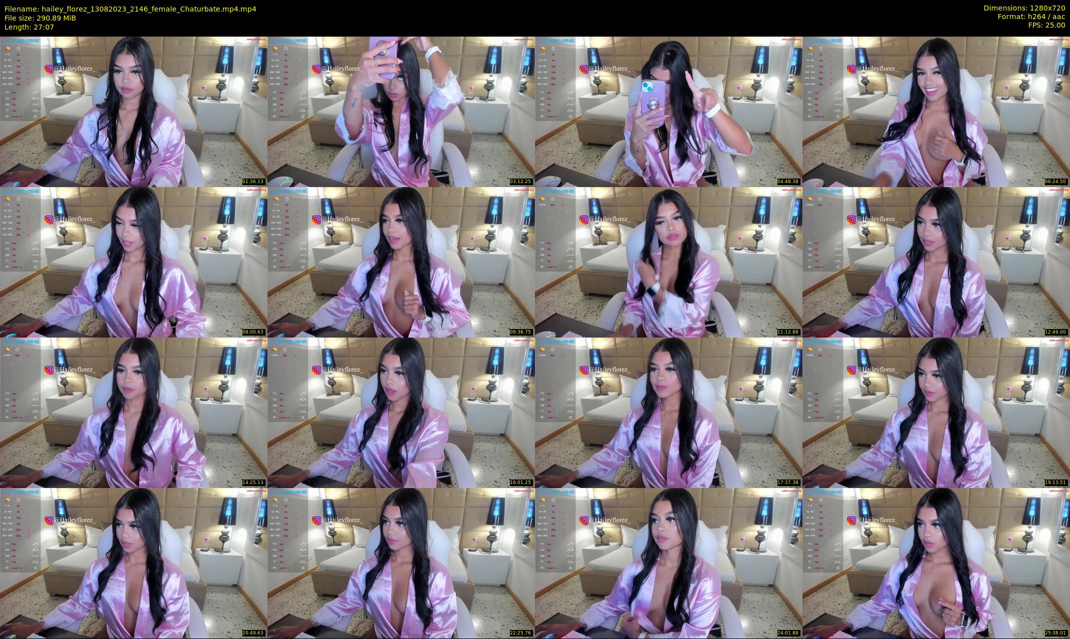 hailey_florez — 28 minute Chaturbate female cam show recording, 720p, Aug 13, 2023