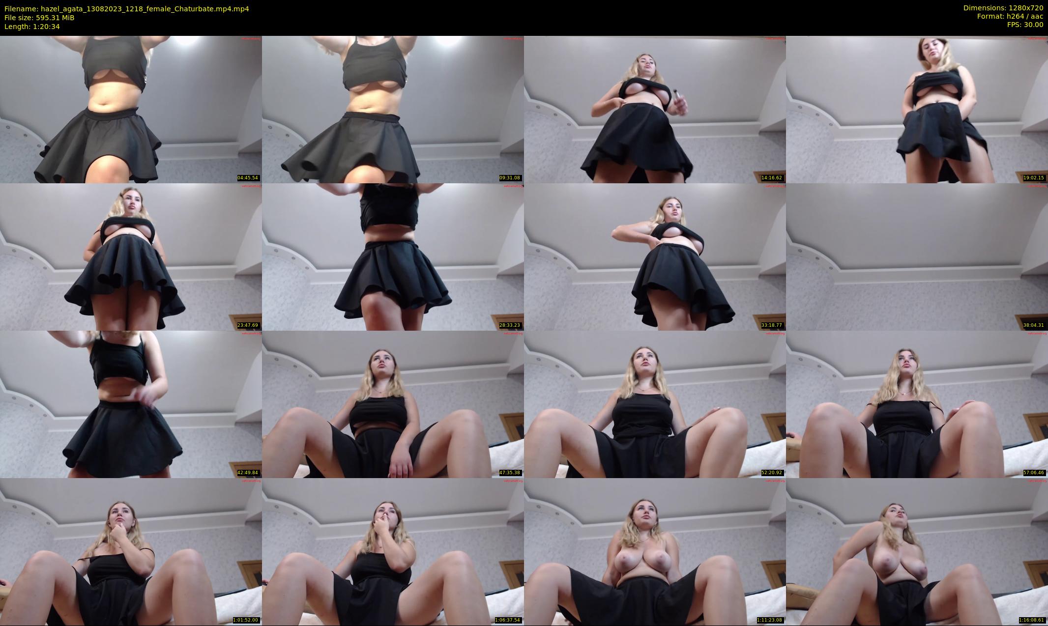 hazel_agata — 81 minute Chaturbate female cam show recording, 720p, Aug 13, 2023