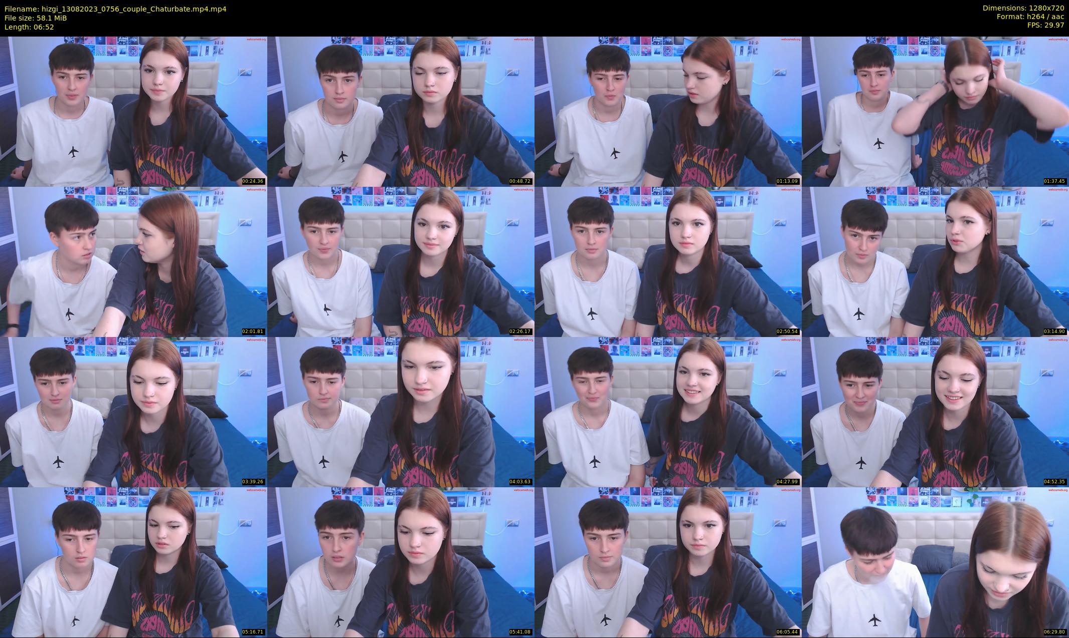 hizgi — 7 minute Chaturbate couple cam show recording, 720p, Aug 13, 2023