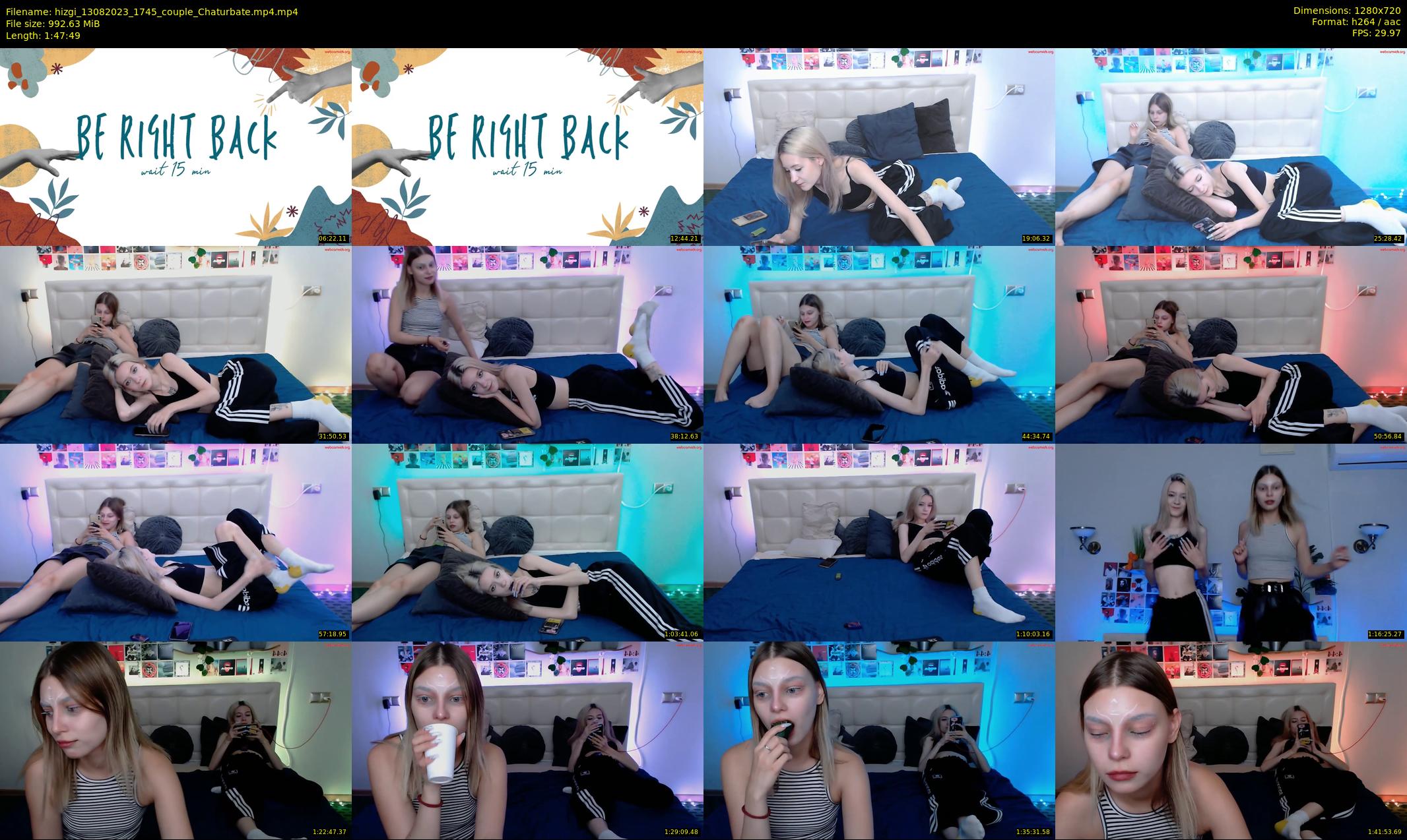 hizgi — 108 minute Chaturbate couple cam show recording, 720p, Aug 13, 2023
