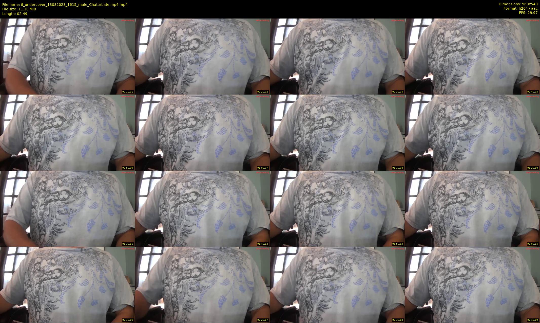 il_undercover — 3 minute Chaturbate male cam show recording, 480p, Aug 13, 2023